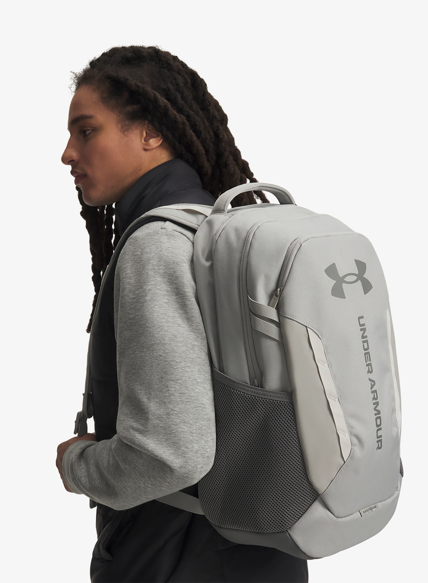 Urbani ruksak Under Armour Hustle 6.0 Backpack - titanium/clay green/clay green