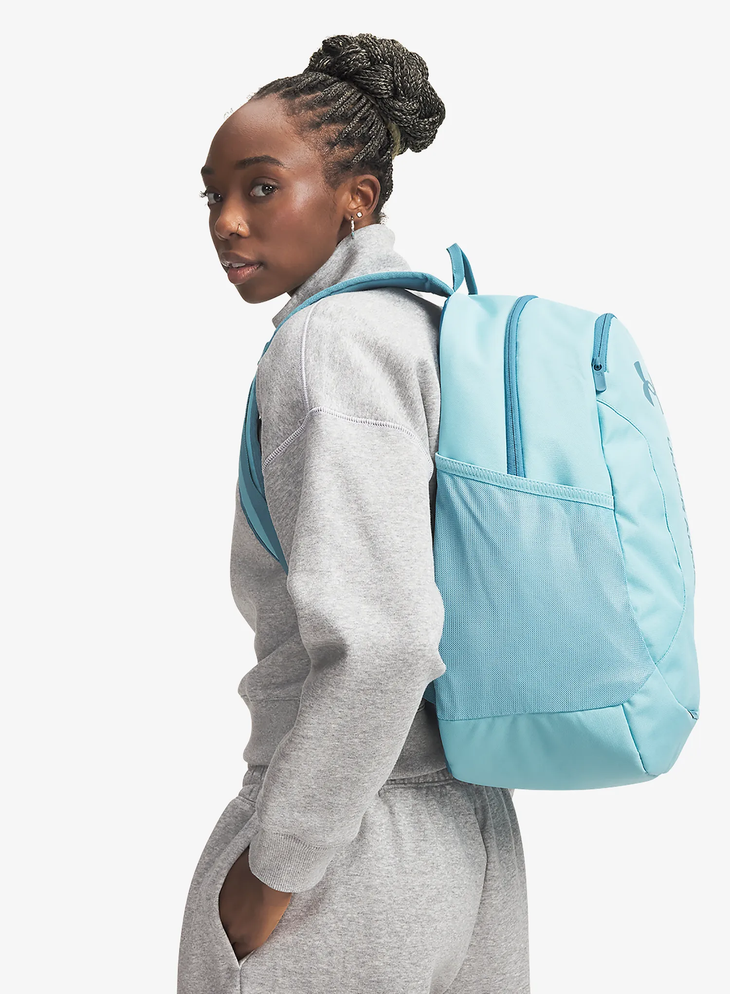Urbani ruksak Under Armour Hustle Lite Backpack - blue haze/boundless blue