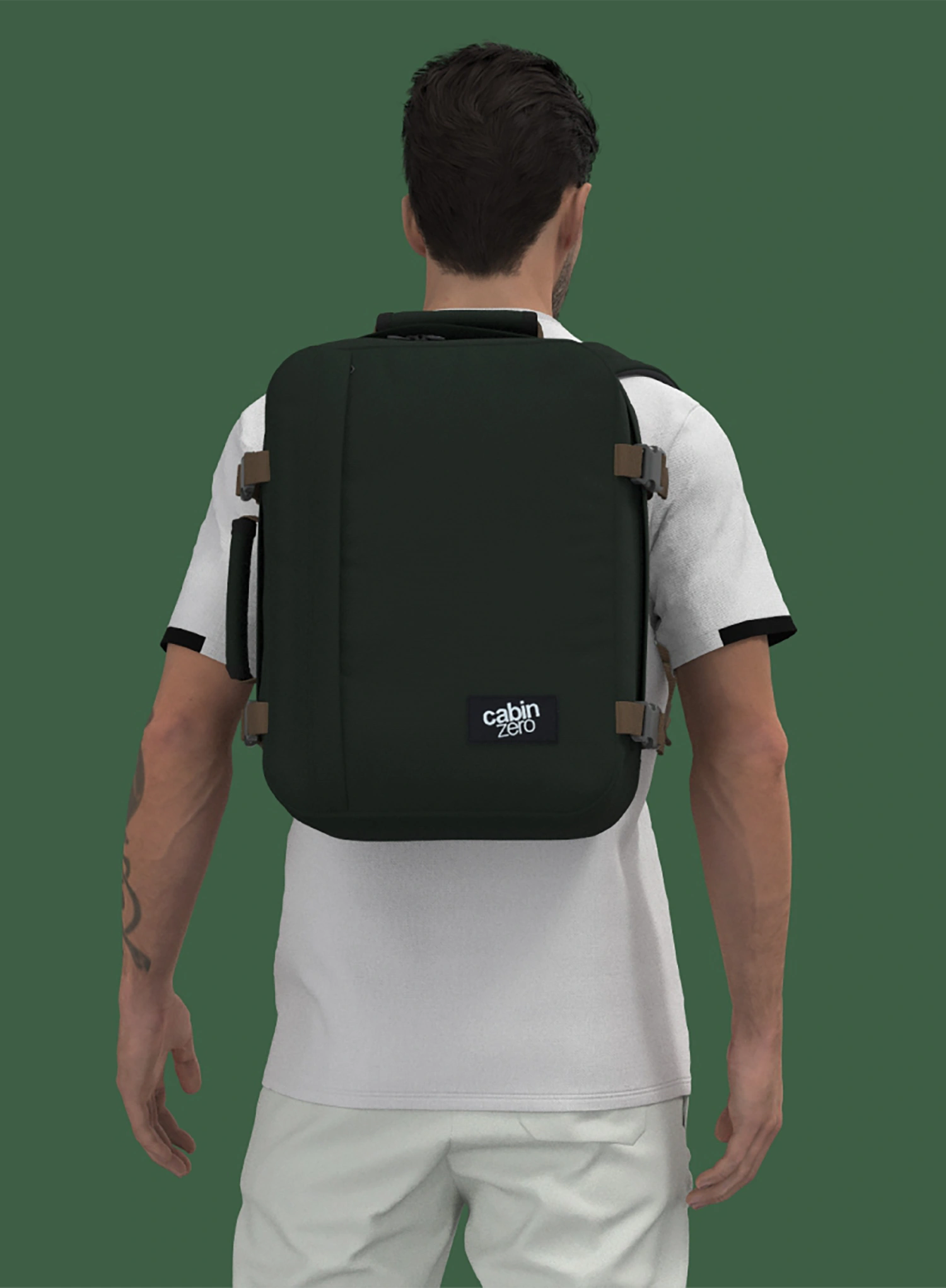Ruksak za avion CabinZero Classic 28 L - black sand