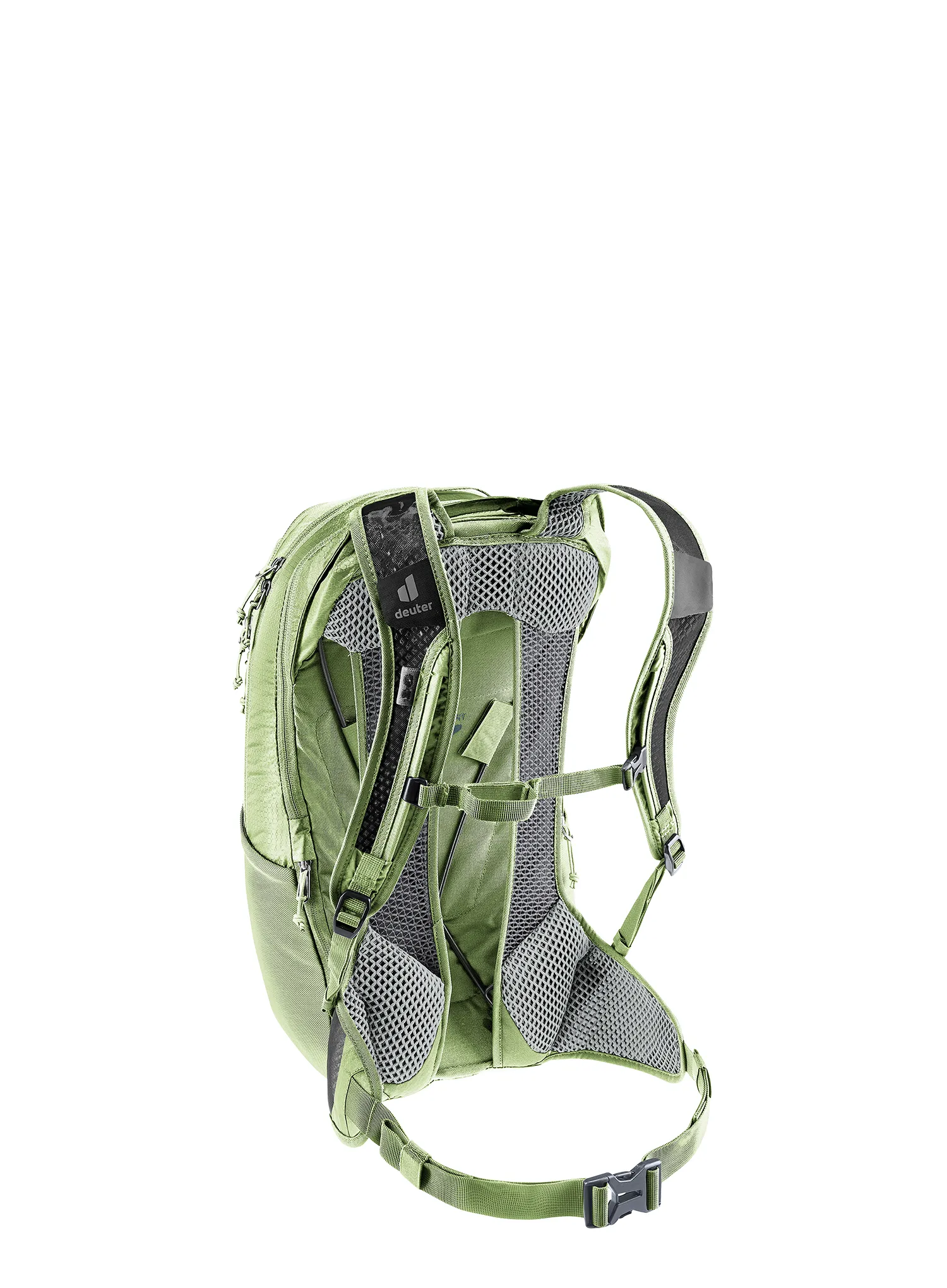 Biciklistički ruksak Deuter Race Air 14 + 3 - mineral/grove
