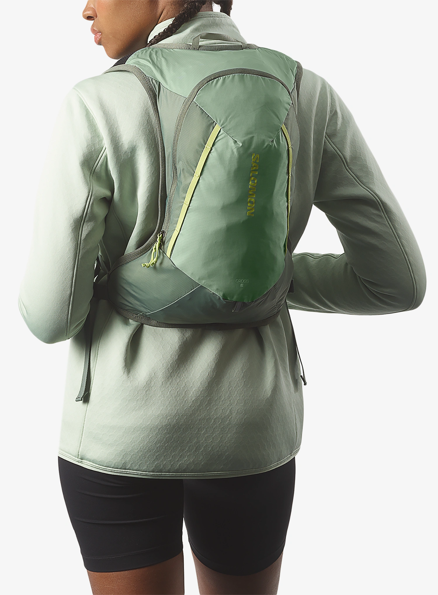 Ruksak Salomon Cross 8 - green milieu/agave/sharp