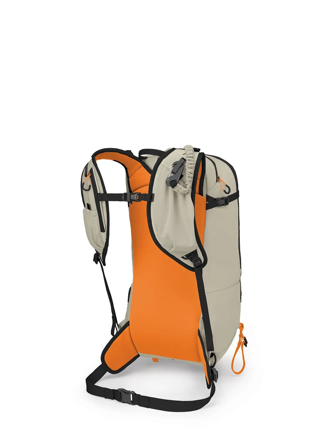 Ruksak za turno skijanje Osprey Firn 18 - sandy grey/tequila orange