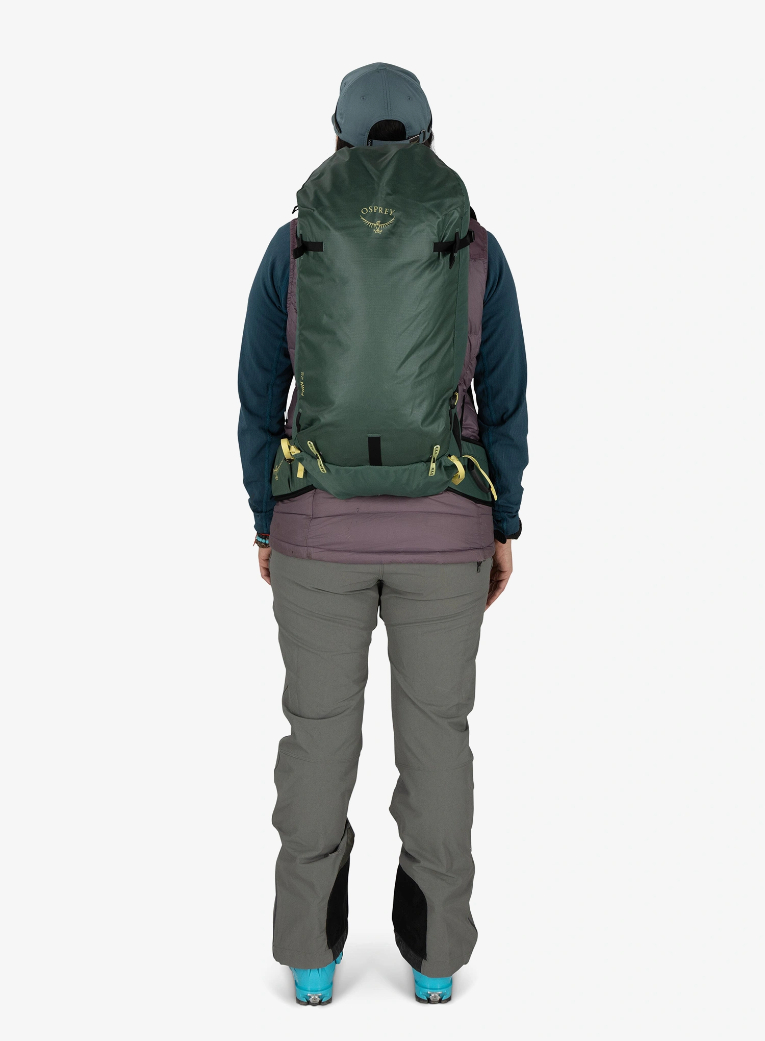 Ruksak za turno skijanje Osprey Firn 28 - tundra green