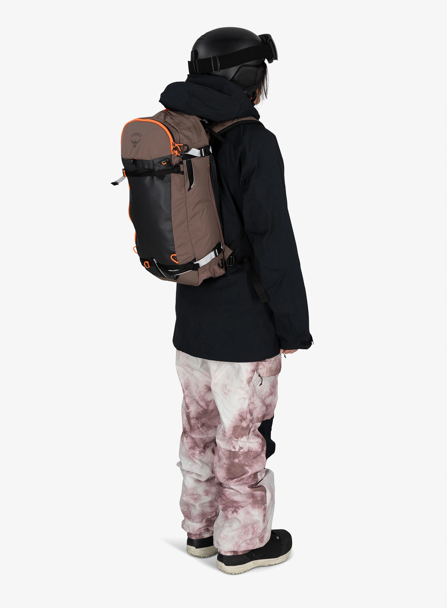 Ruksak za turno skijanje Osprey Sopris 25 - magma brown/raven black