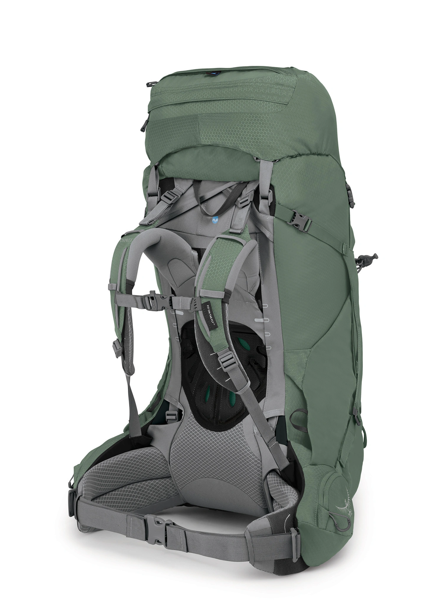 Ženski trekking ruksak Osprey Ariel 65 - koseret green