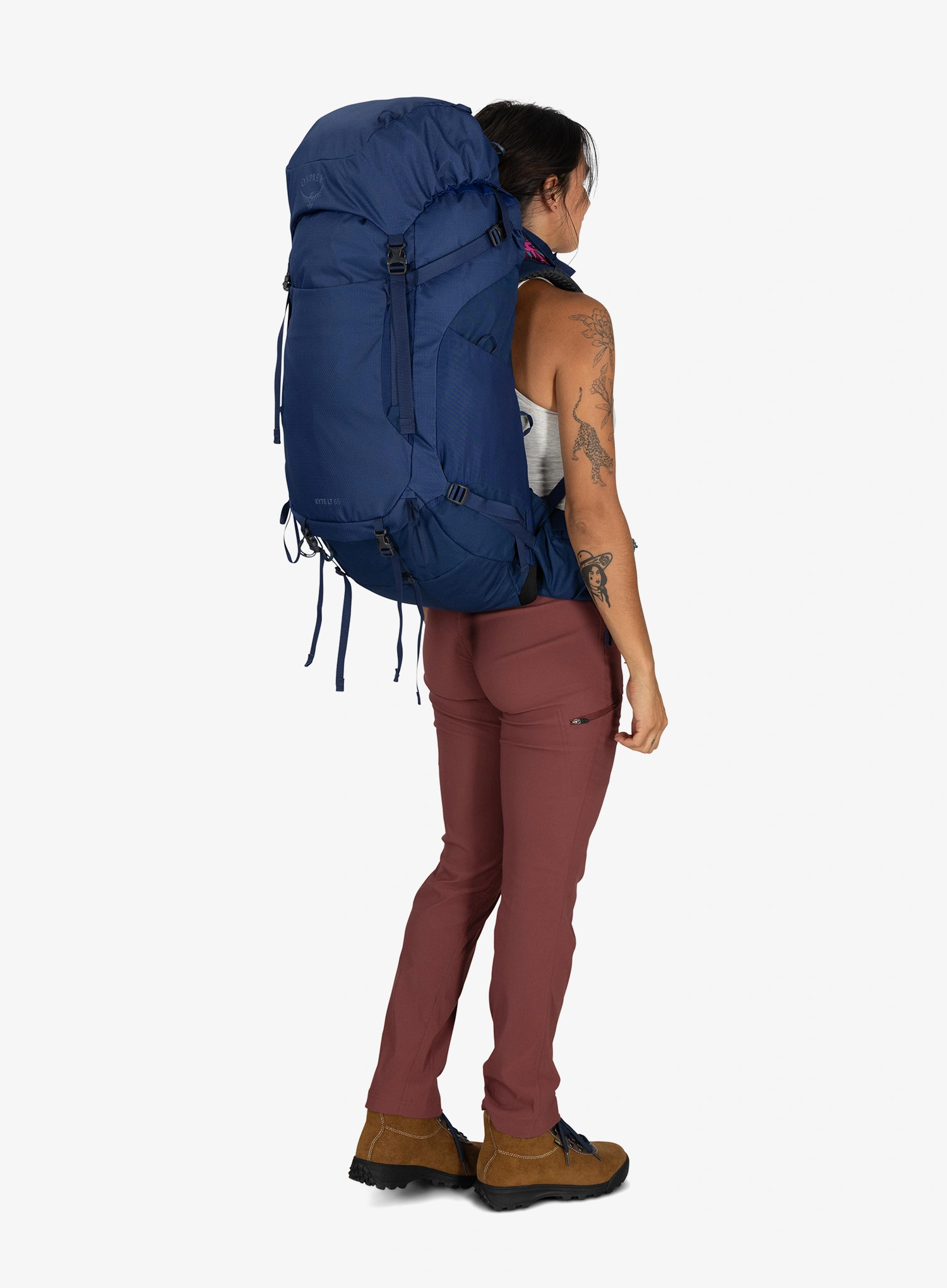 Ženski trekking ruksak Osprey Kyte LT 65 - serenity blue