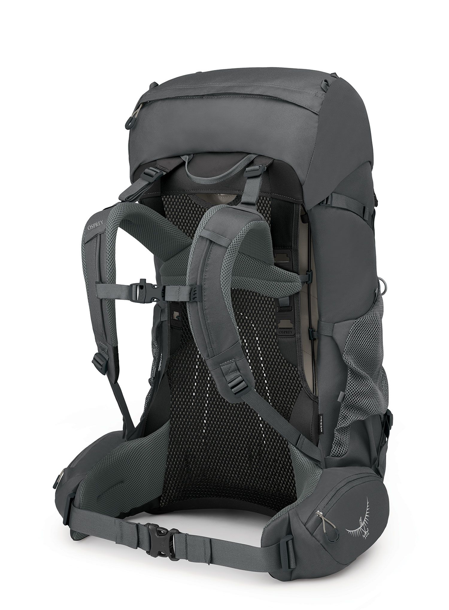 Ženski trekking ruksak Osprey Renn 65 - dark charcoal/gray wolf