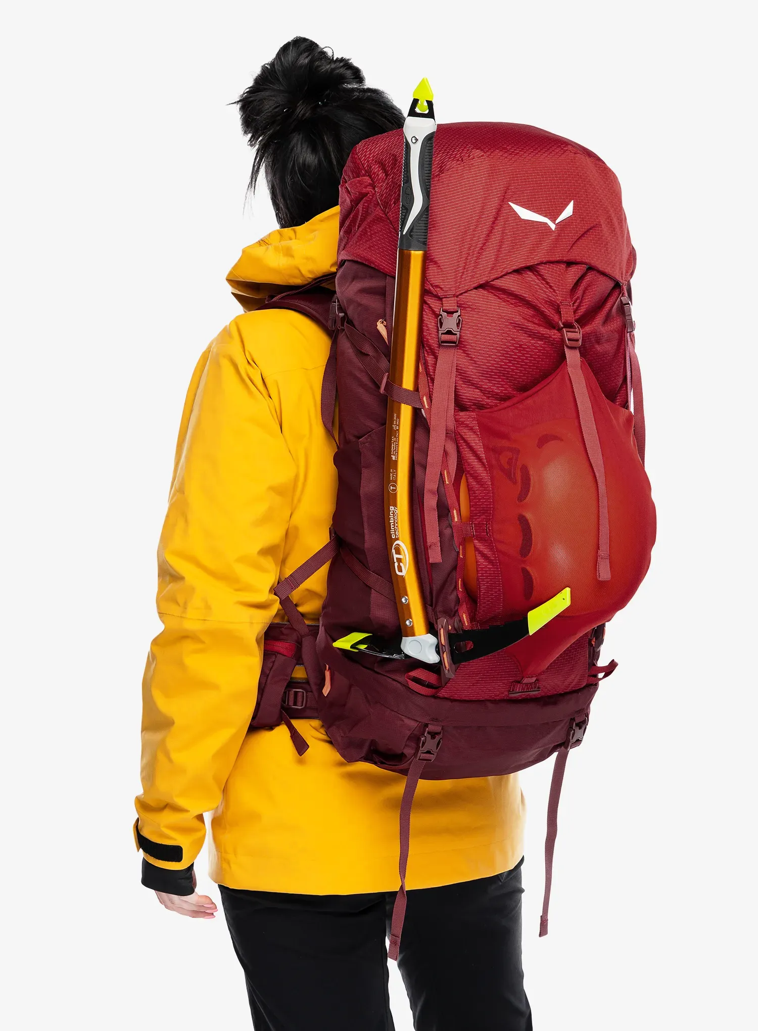Ženski trekking ruksak Salewa Alptrek 50 +10 WS - pompeian red/syrah