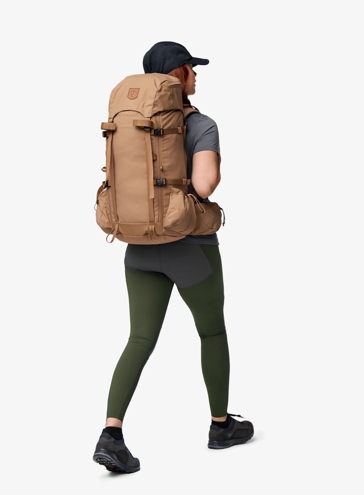 Trekking ruksak Fjallraven Kajka 35 - khaki dust