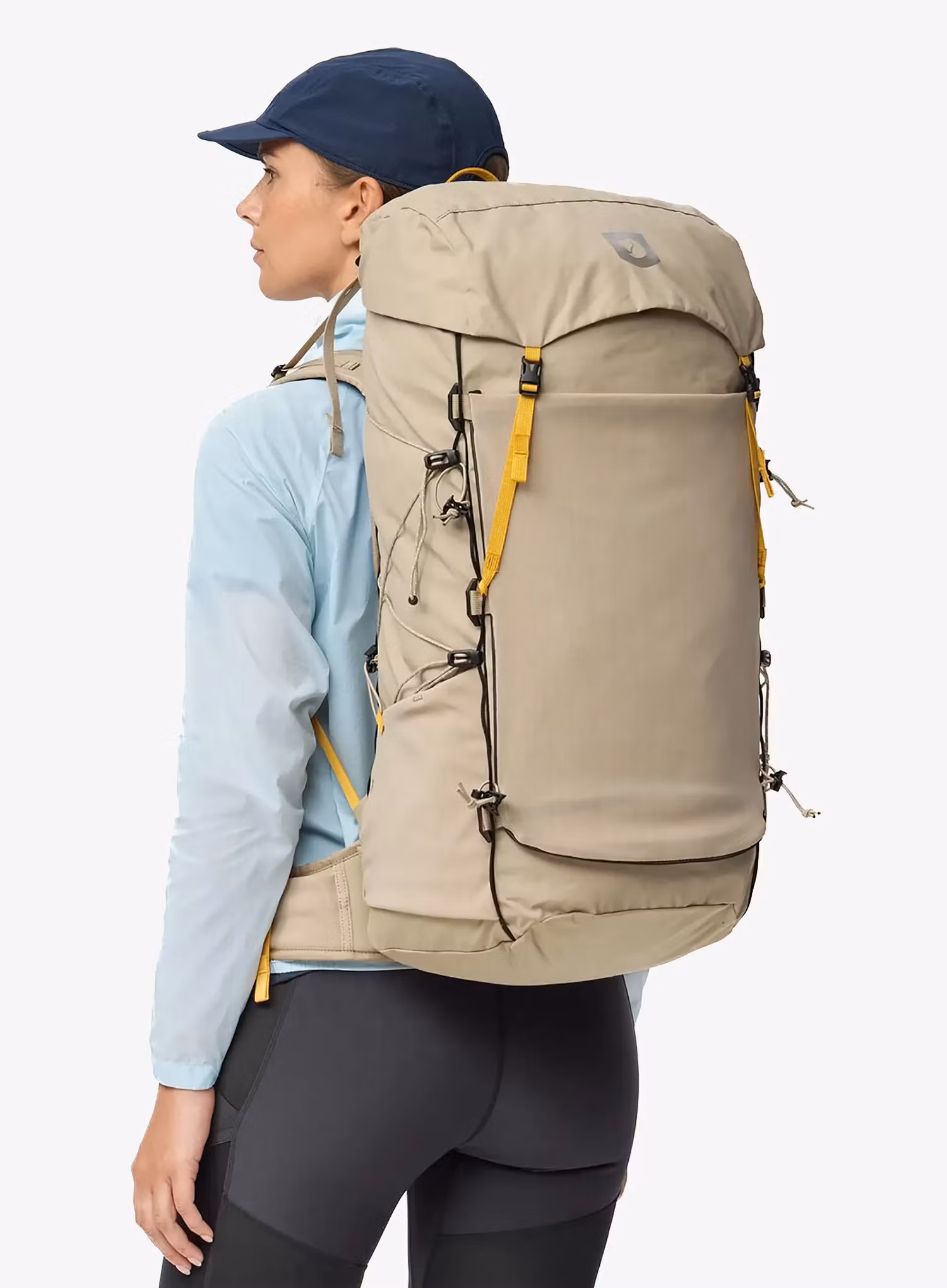 Trekking ruksak Fjallraven Kajka X-Latt 45 - fossil