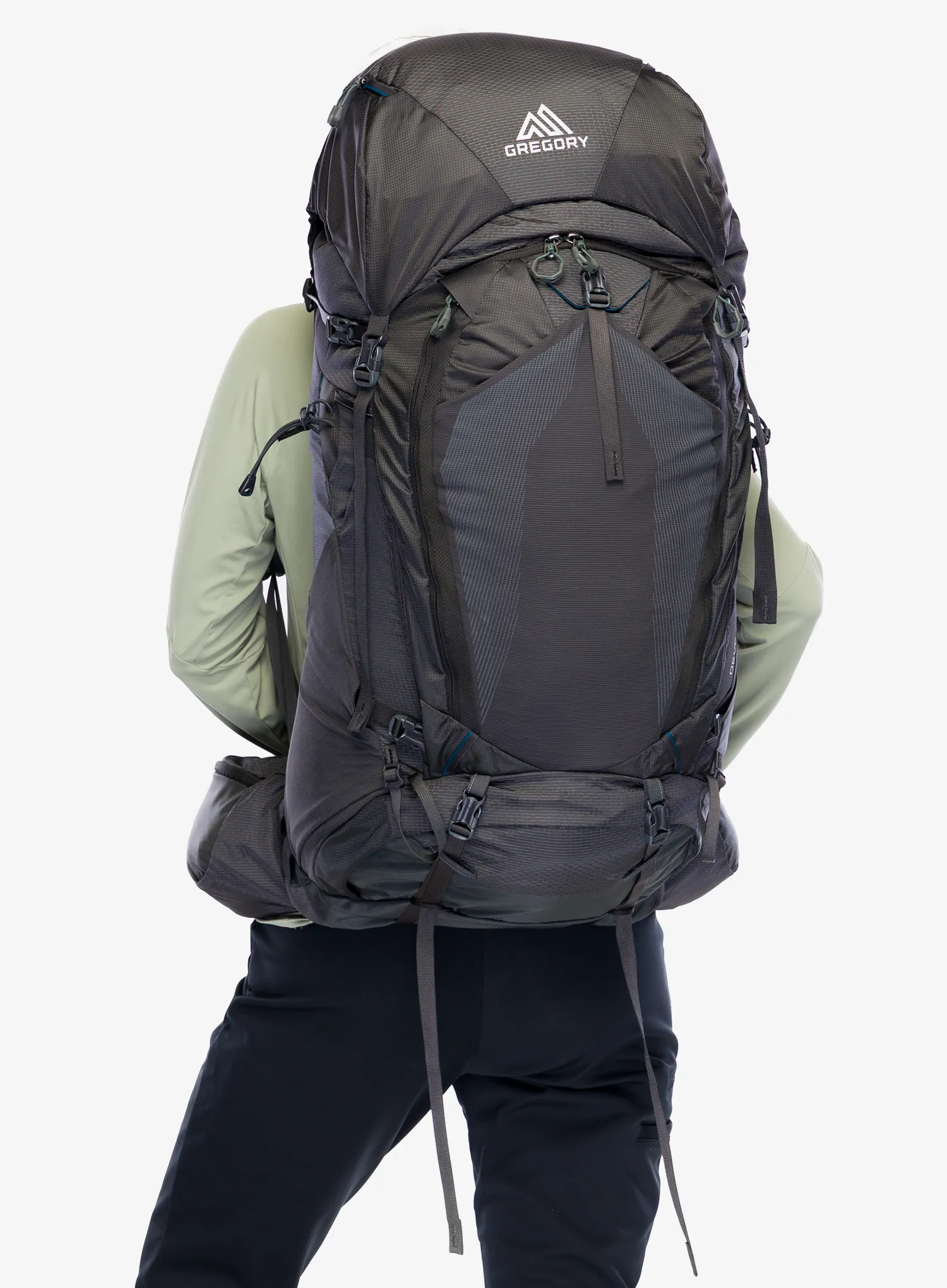 Ženski trekking ruksak Gregory Deva 60 - fog grey