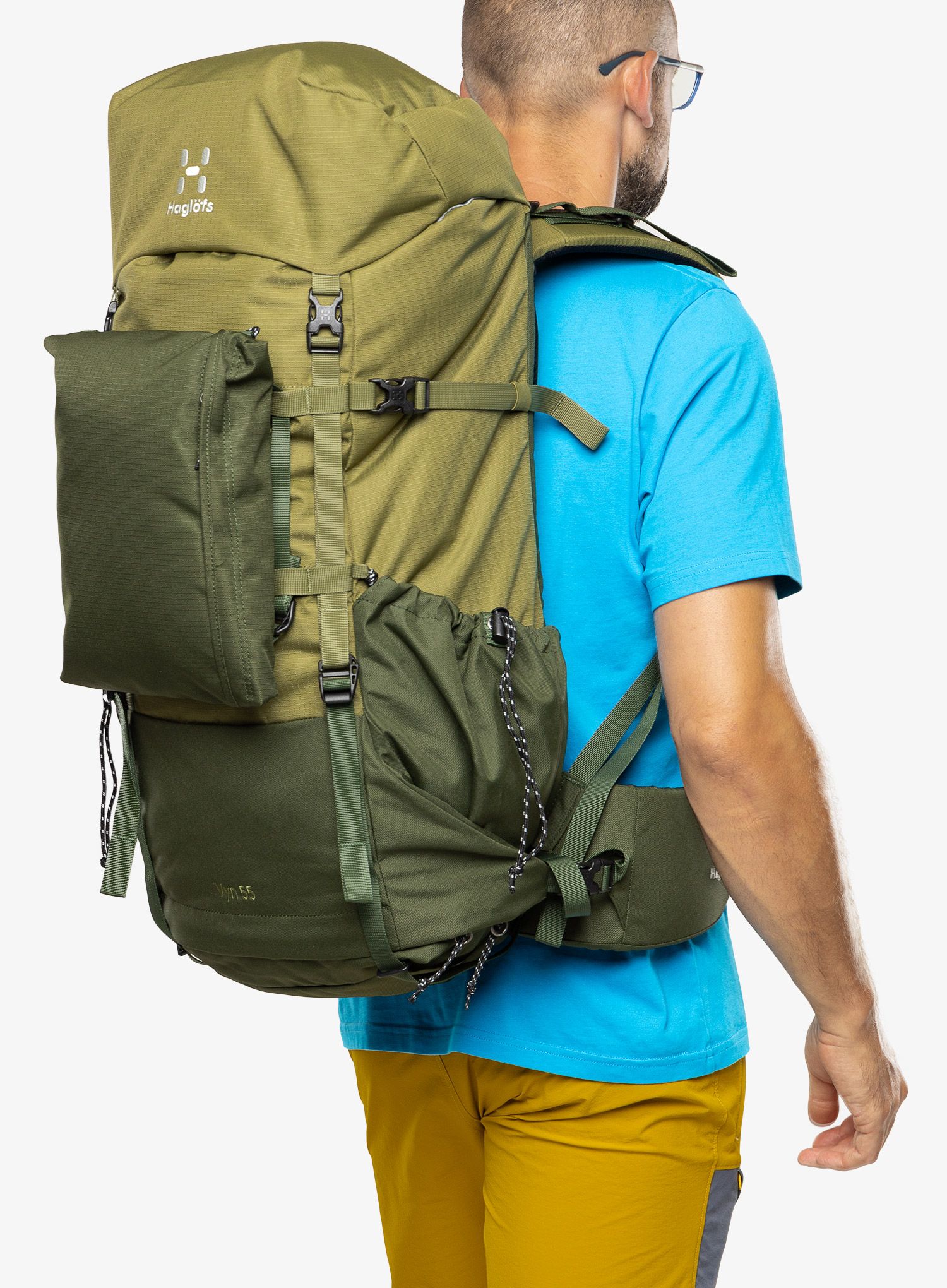 Trekking ruksak Haglofs VYN 55 - seaweed green/olive green