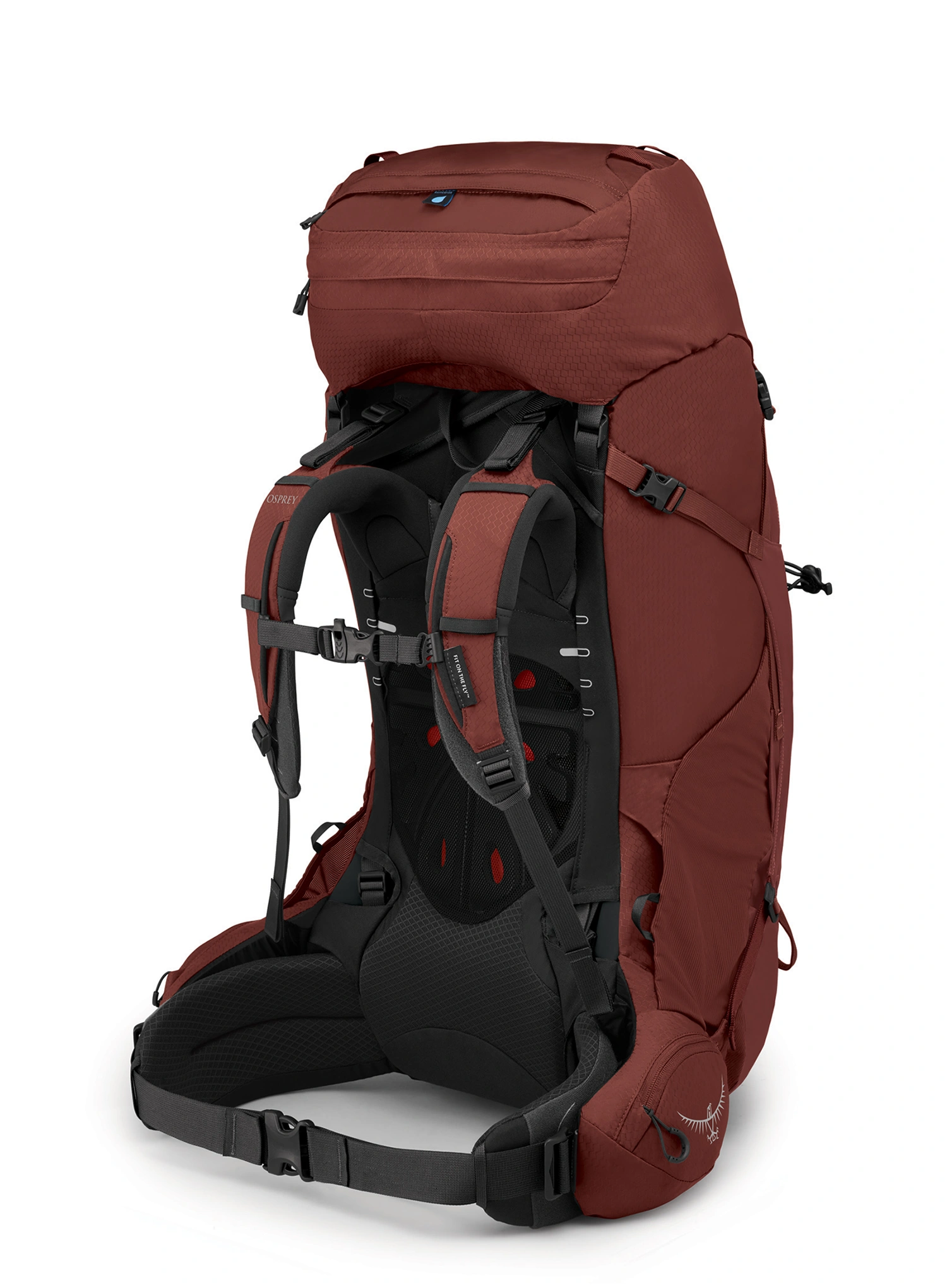Trekking ruksak Osprey Aether 65 - deep acorn red