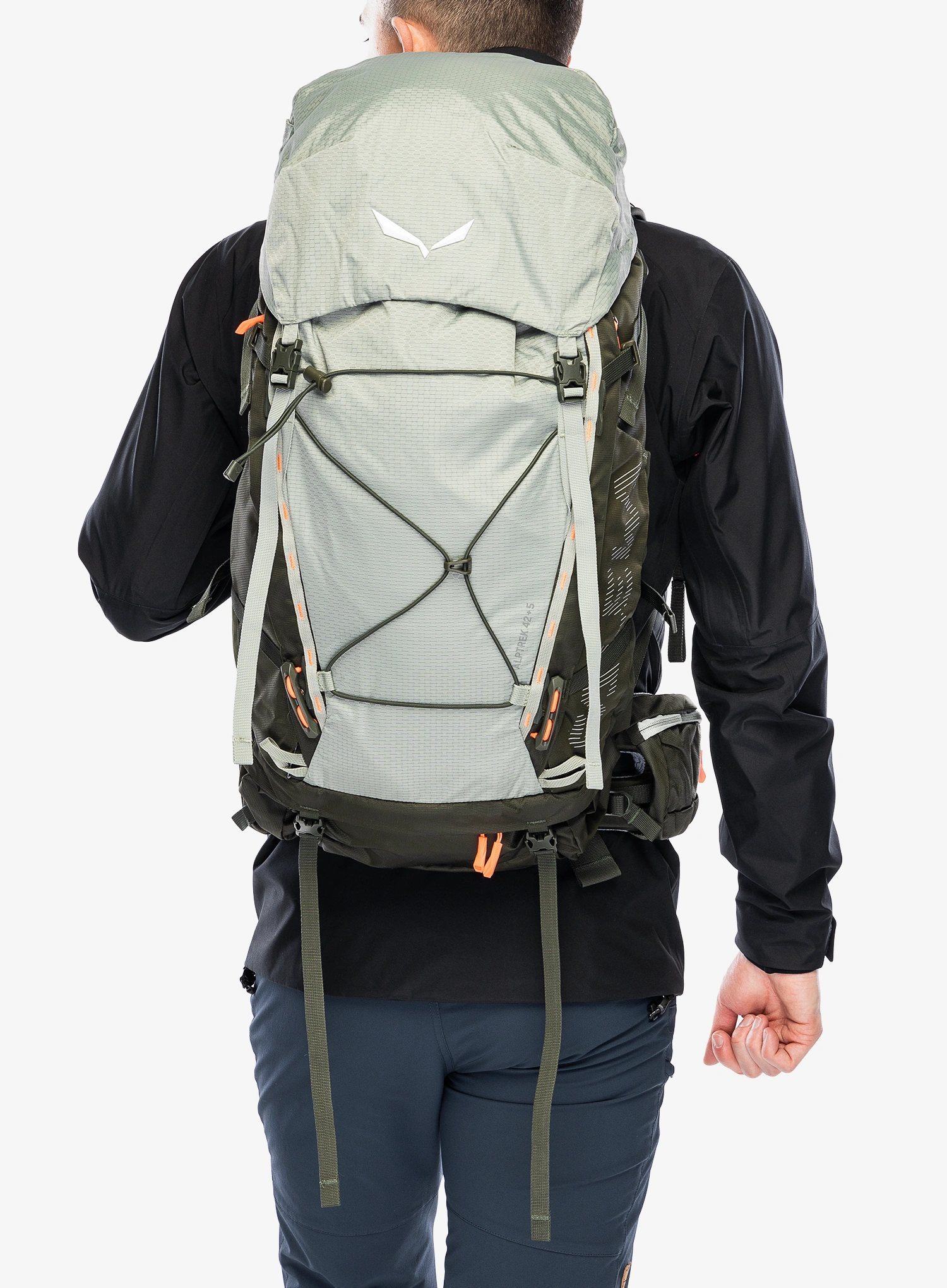 Trekking ruksak Salewa Alptrek 42+5 BP - shadow/dark olive