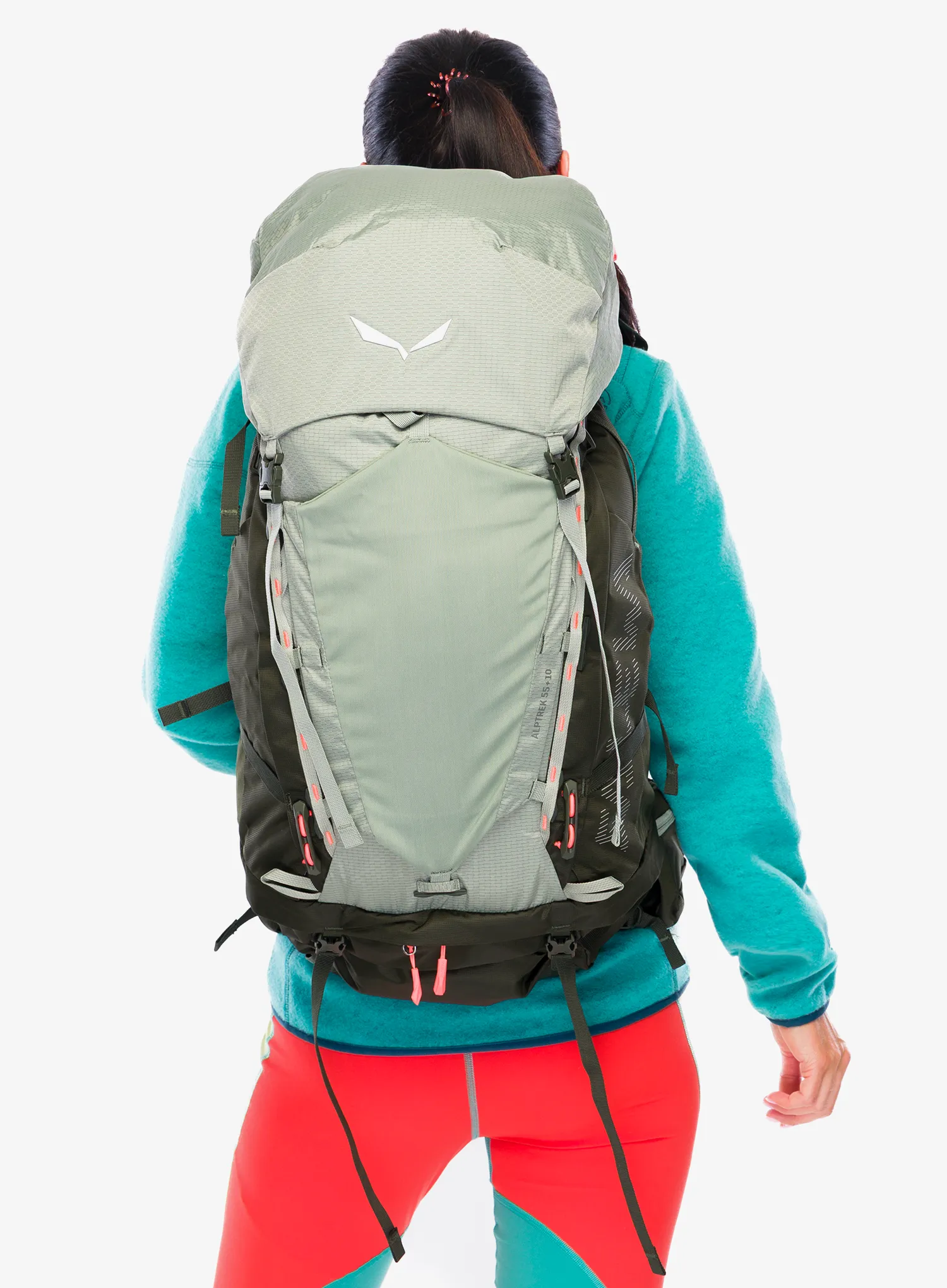 Trekking ruksak Salewa Alptrek 55+10 BP - shadow/dark olive