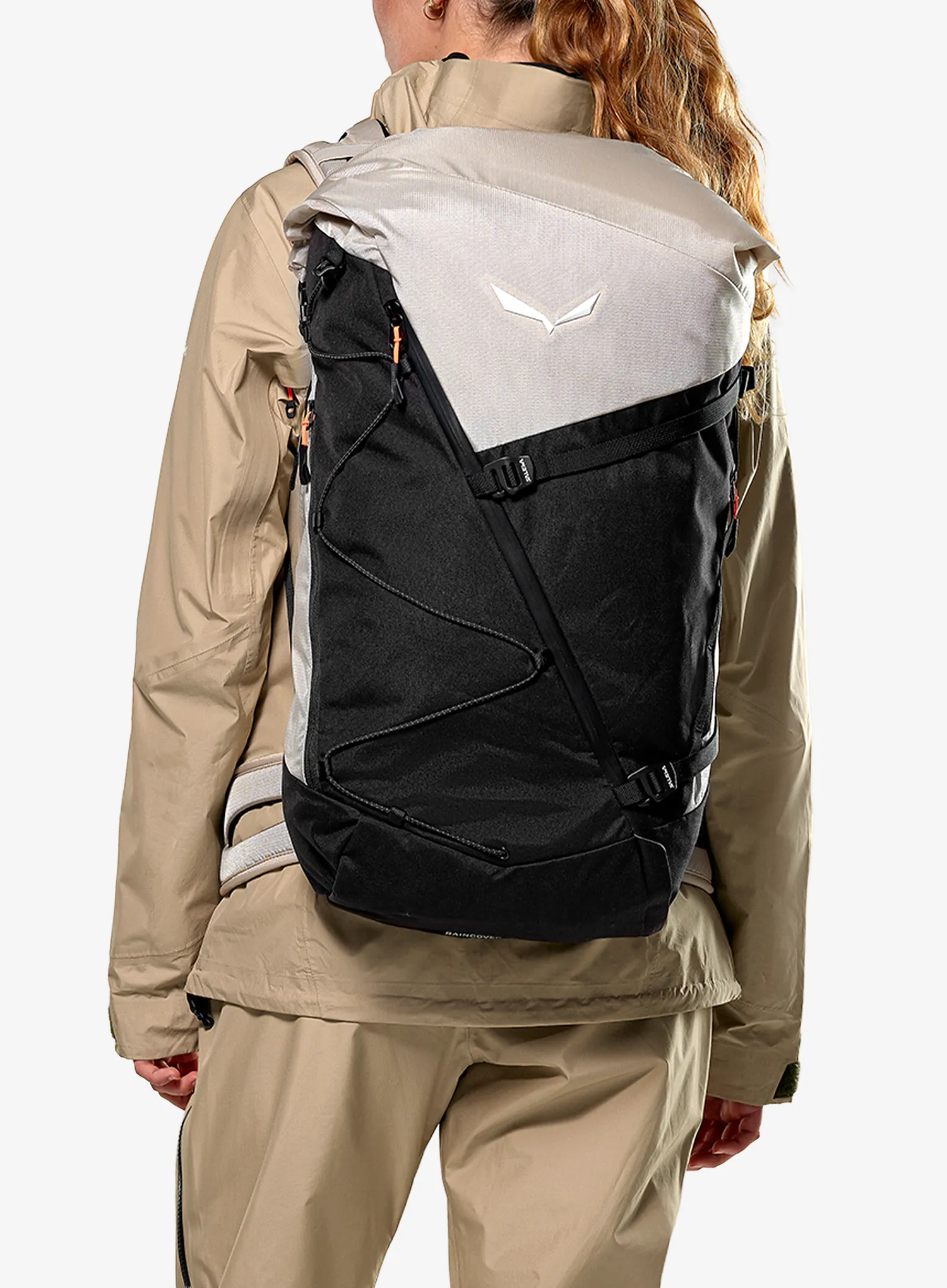 Ženski planinarski ruksak Salewa Puez 32+5L BP - black out/oatmeal
