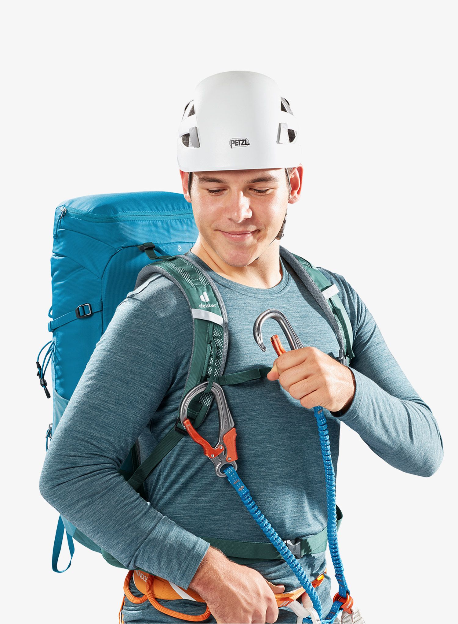 Planinarski ruksak Deuter Trail 30 - wave/ivy/ivy