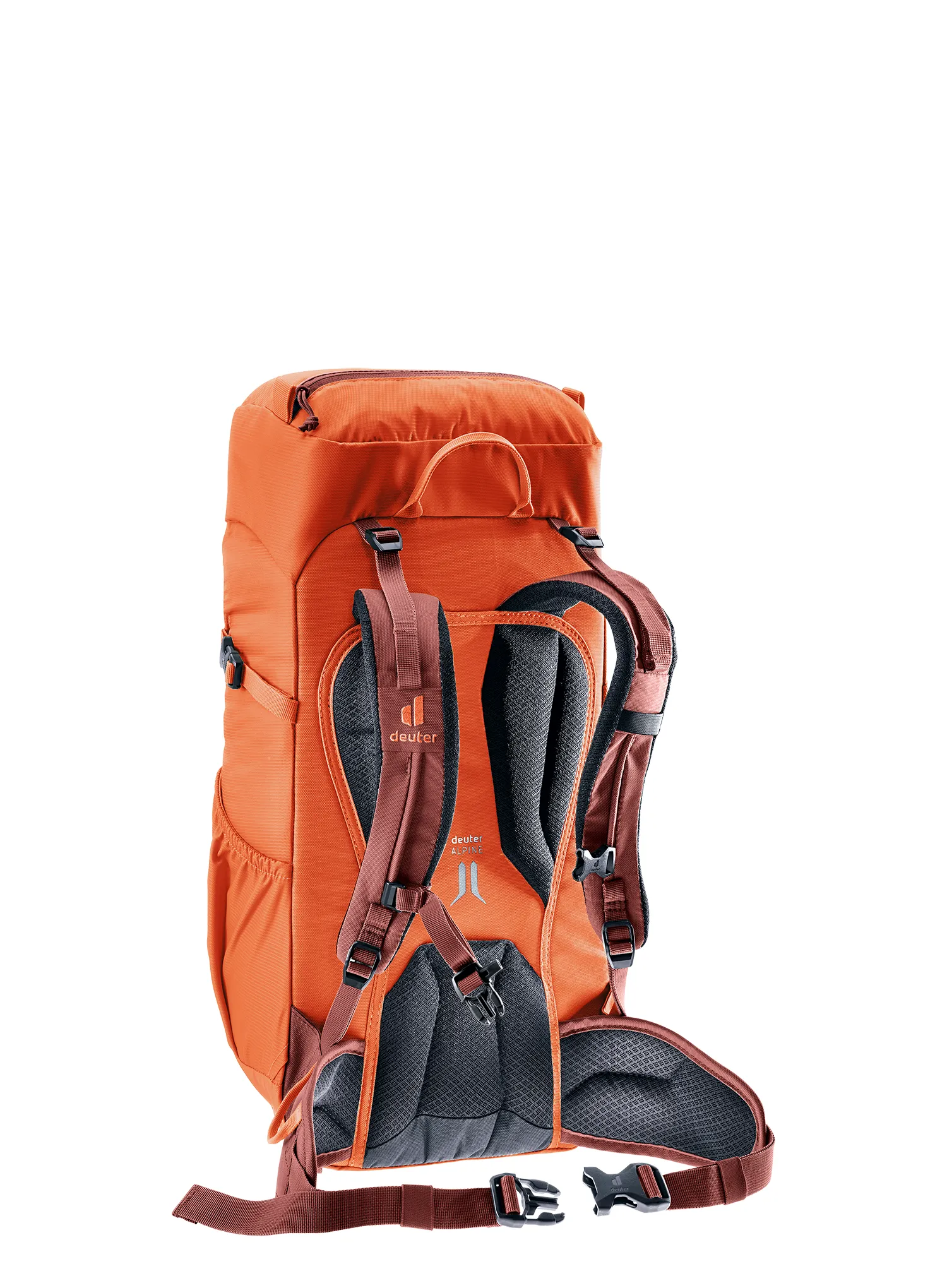 Planinarski ruksak za dijete Deuter Climber 22 - papaya/redwood