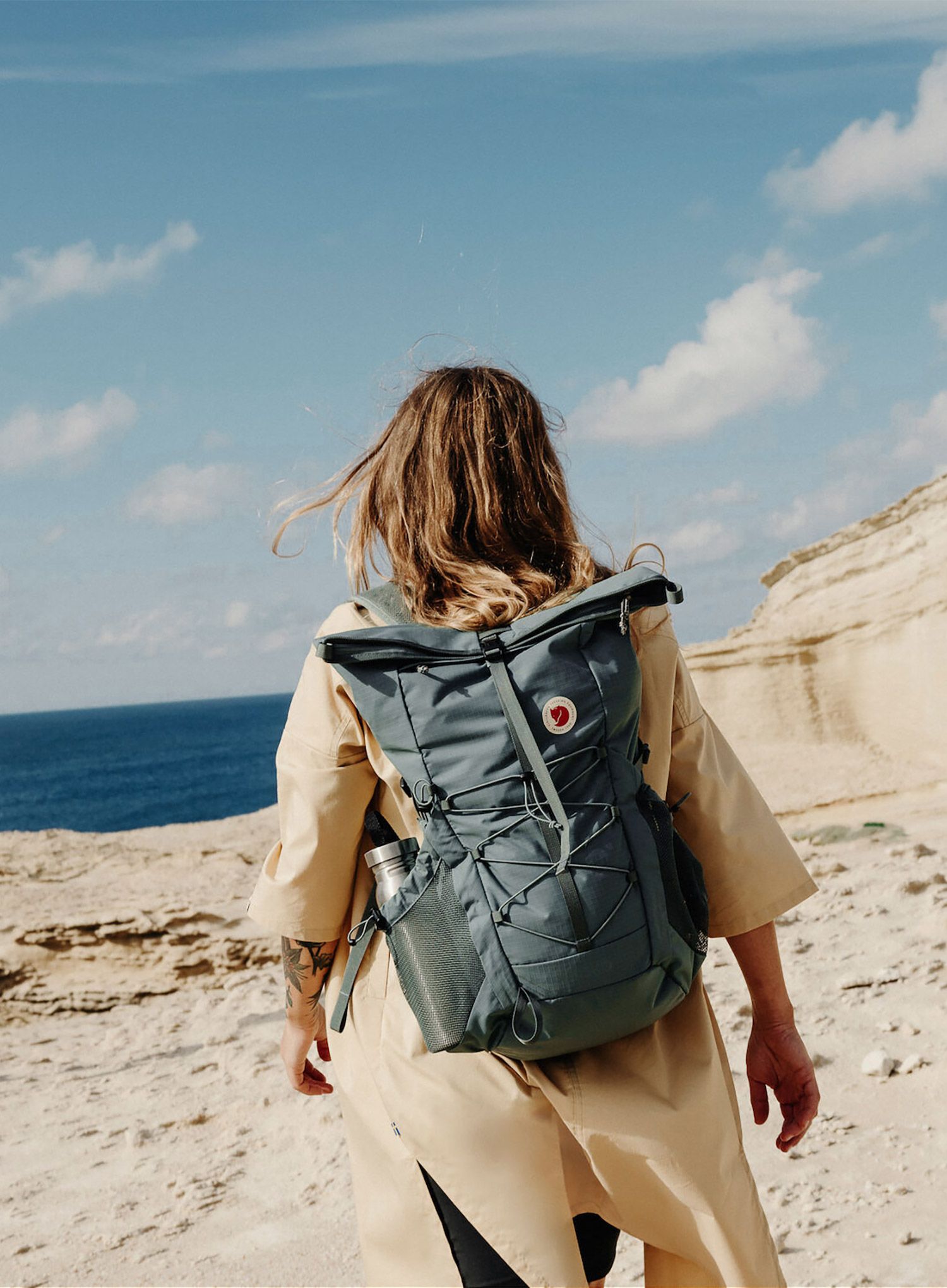 Planinarski ruksak Fjallraven Abisko Hike Foldsack - navy