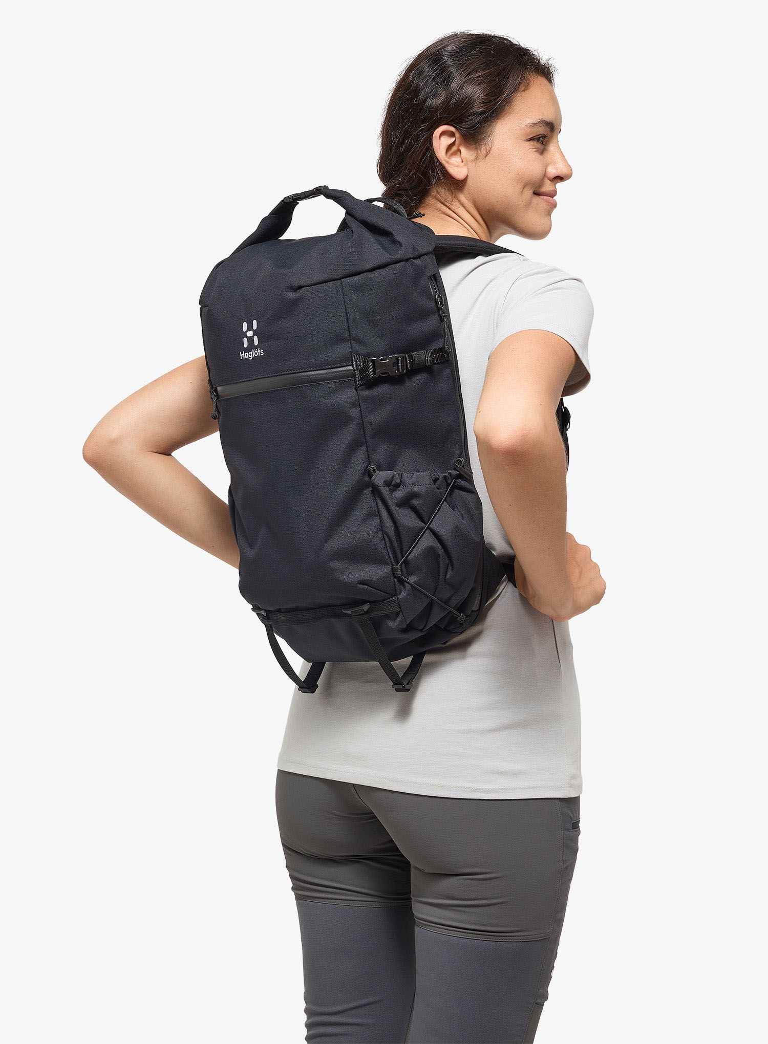 Planinarski ruksak Haglofs Ardos Rolltop 22 - true black
