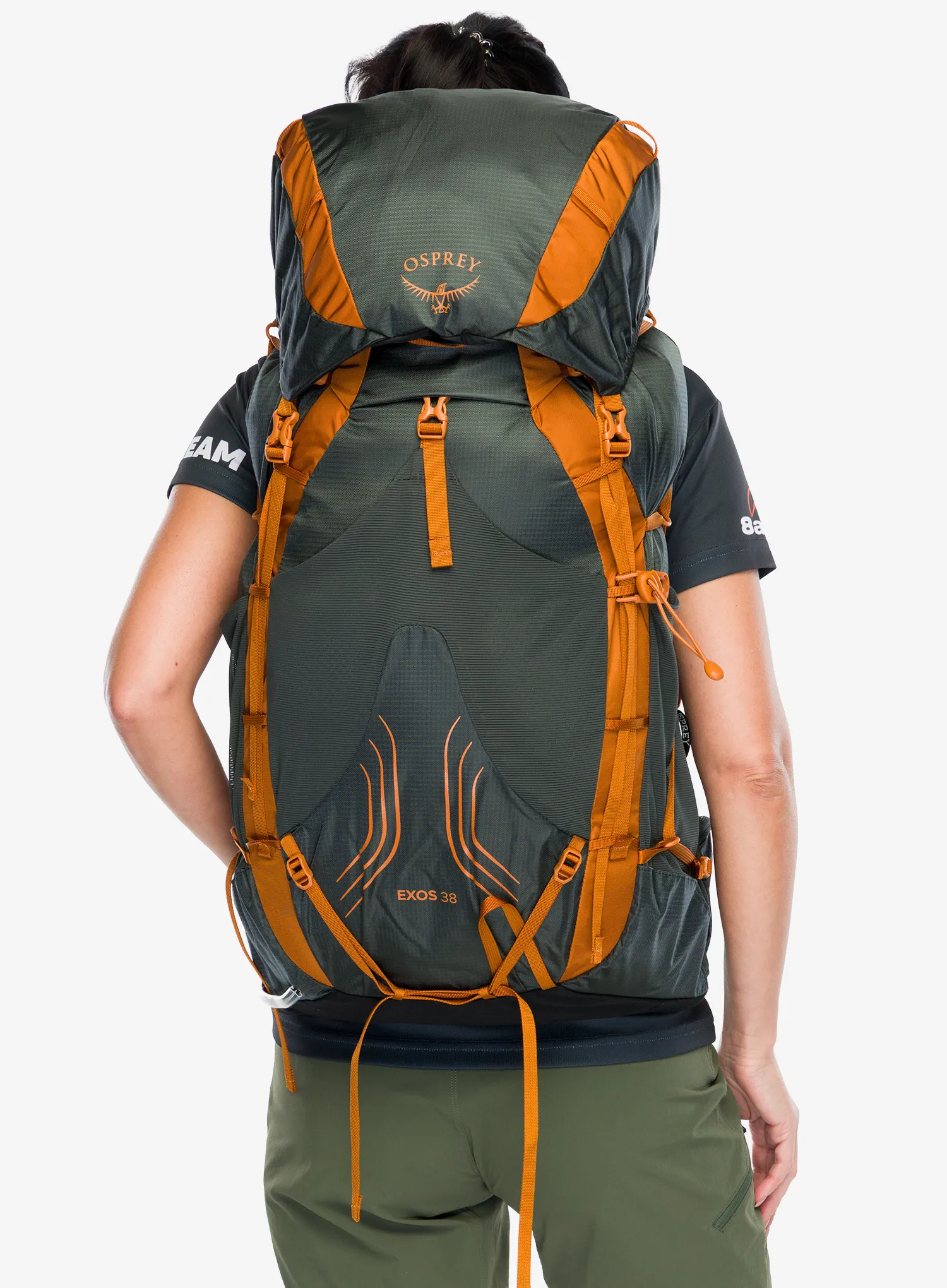 Planinarski ruksak Osprey Exos 38 - dark charcoal