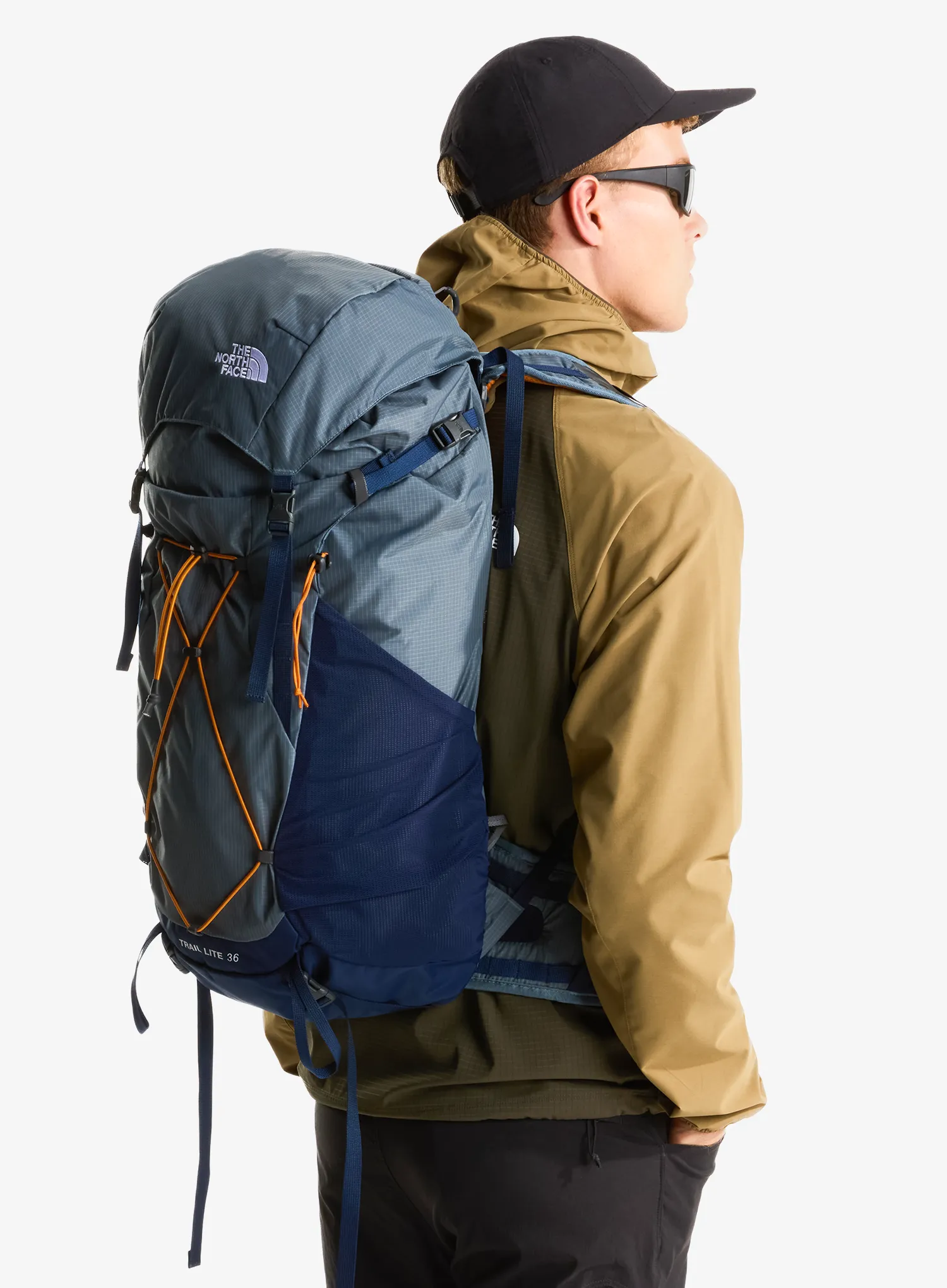 Planinarski ruksak The North Face Trail Lite 36 - grey/navy/orange