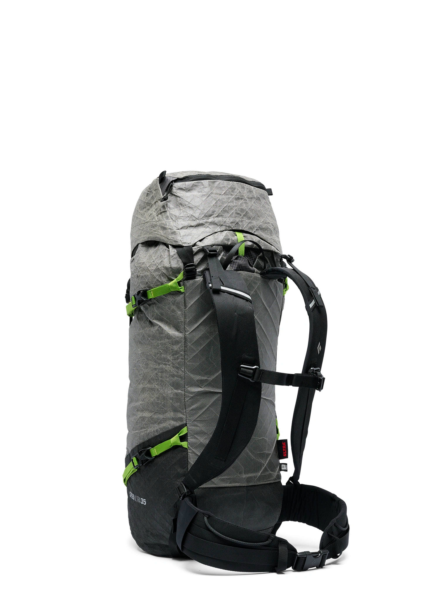 Penjački ruksak Black Diamond Speed Ultra 35 Backpack - storm gray