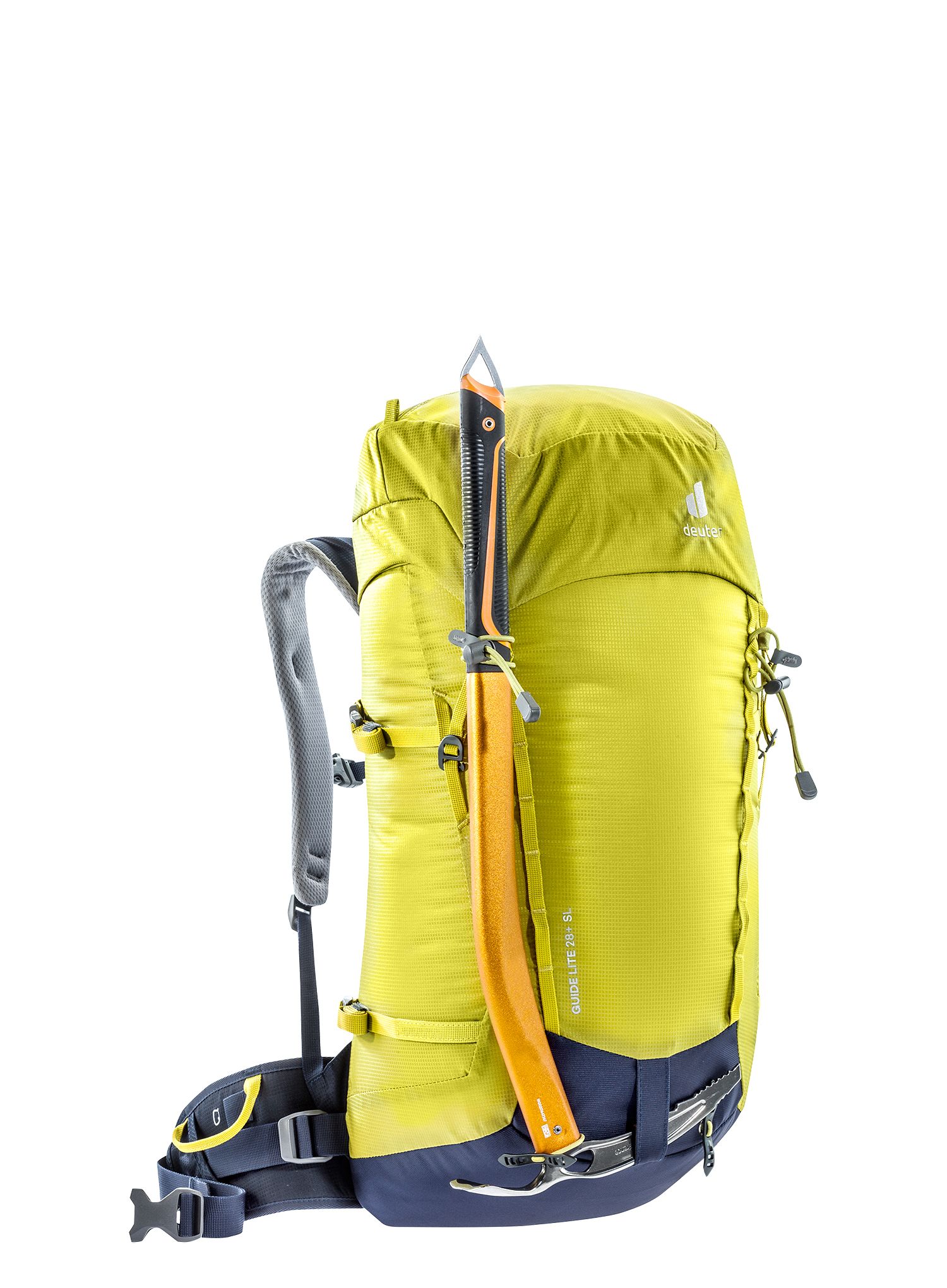 Ženski planinarski ruksak Deuter Guide Lite 28+ SL - greencurry/navy