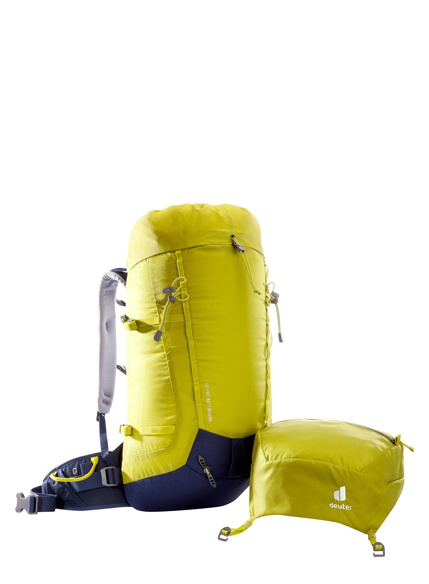 Ženski planinarski ruksak Deuter Guide Lite 28+ SL - greencurry/navy