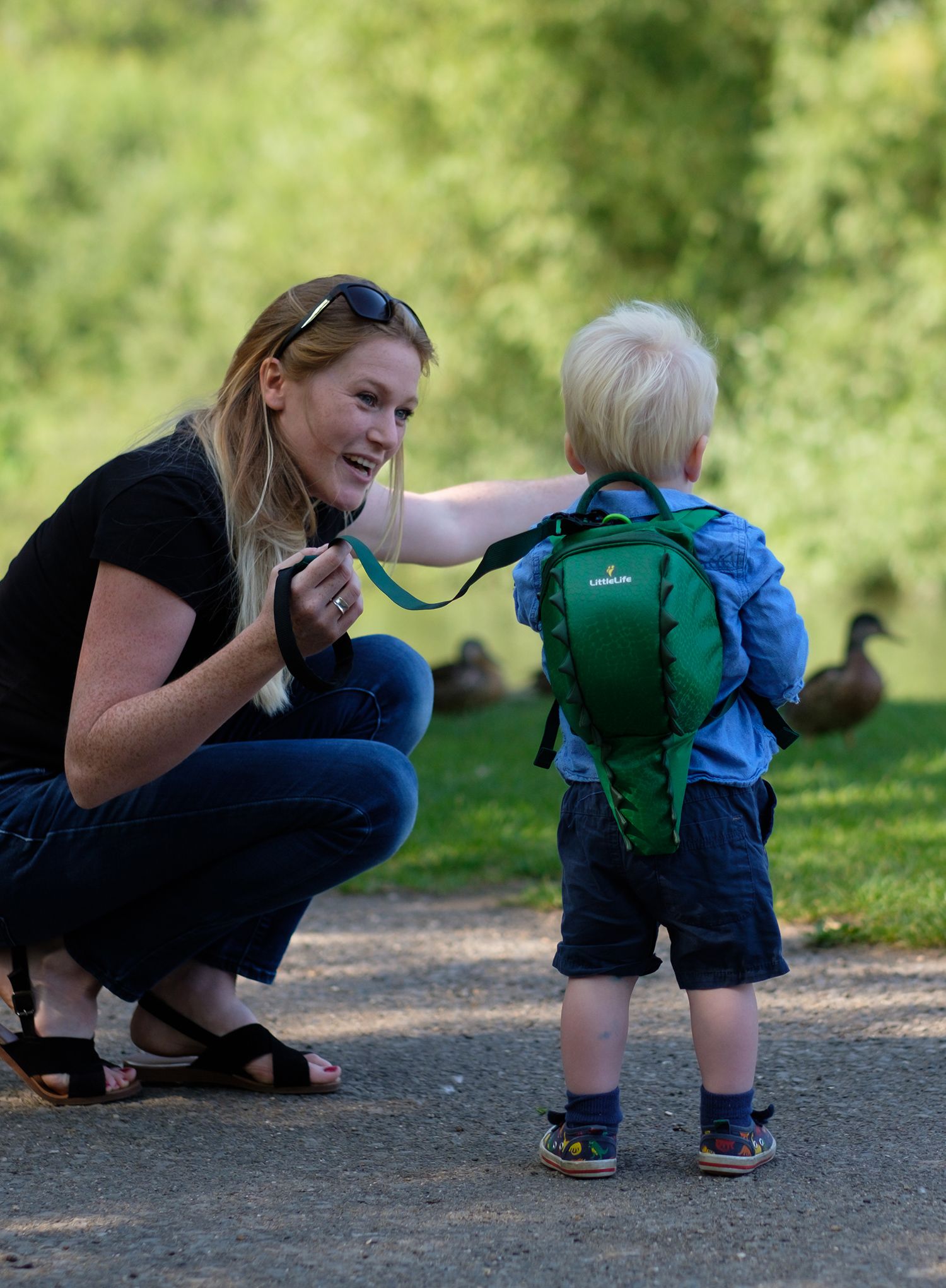 Planinarski ruksak za dijete Littlelife Toddler Backpack - crocodile