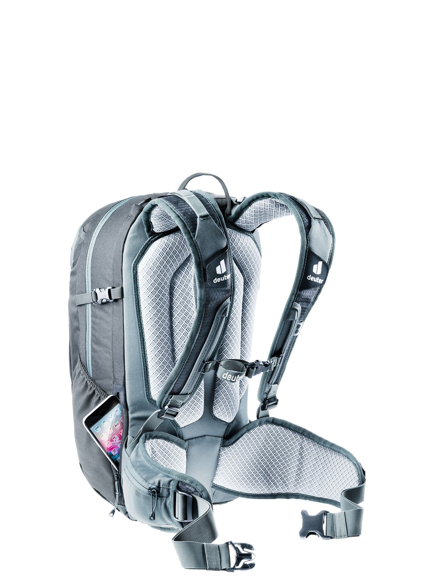 Biciklistički ruksak Deuter Attack 20 - graphite/shale