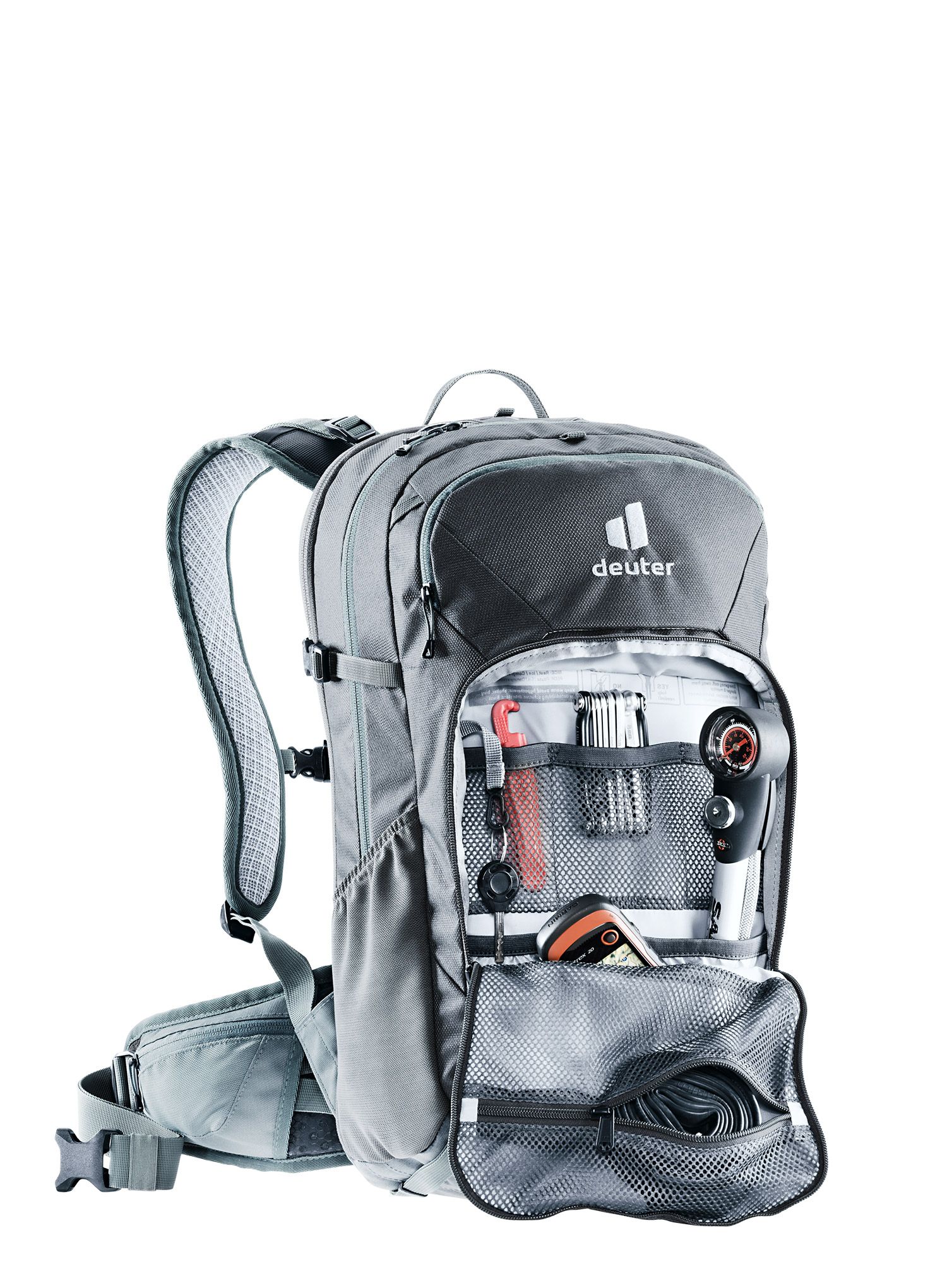 Biciklistički ruksak Deuter Attack 20 - graphite/shale