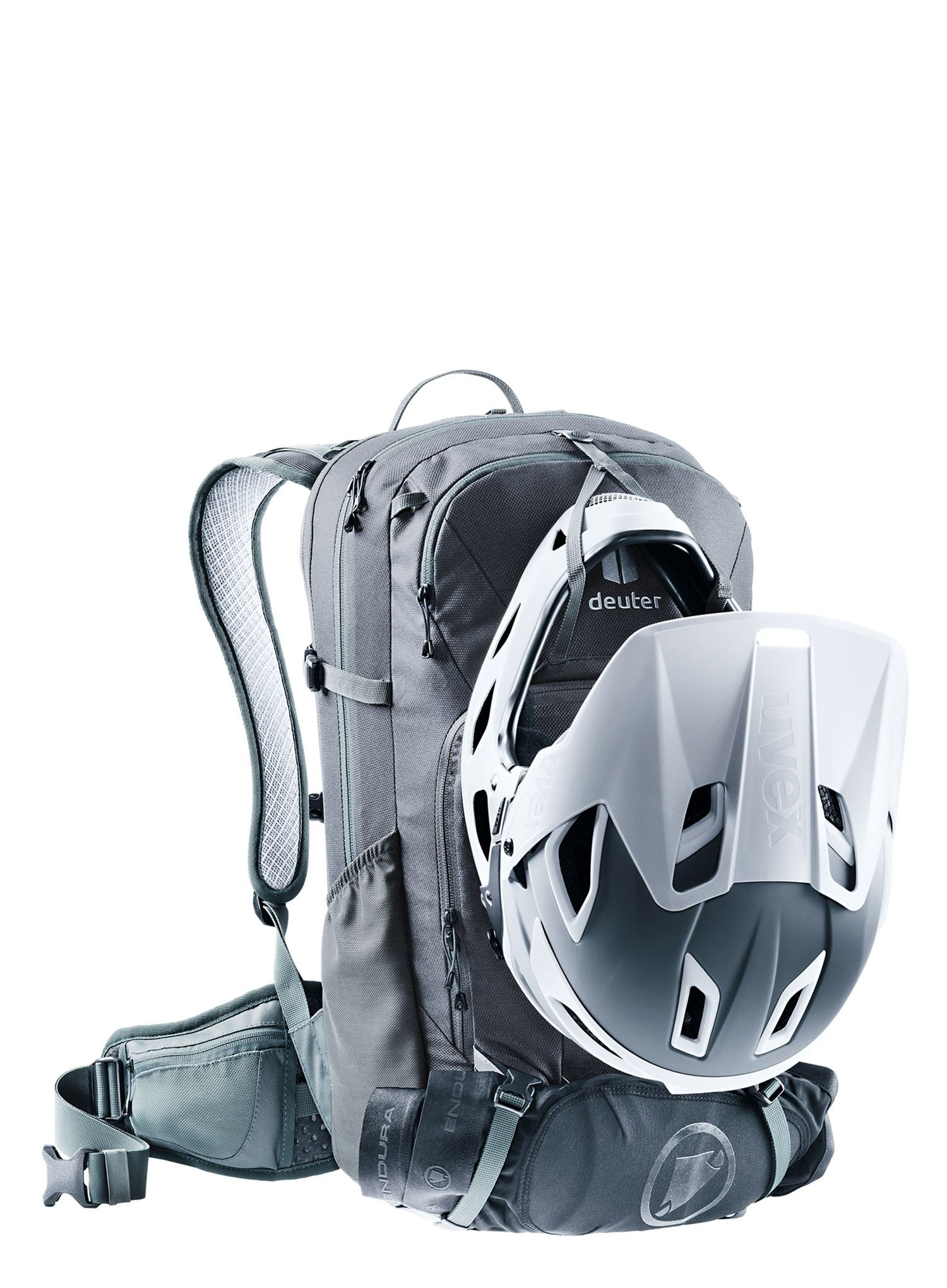 Biciklistički ruksak Deuter Attack 22 EL - graphite/shale