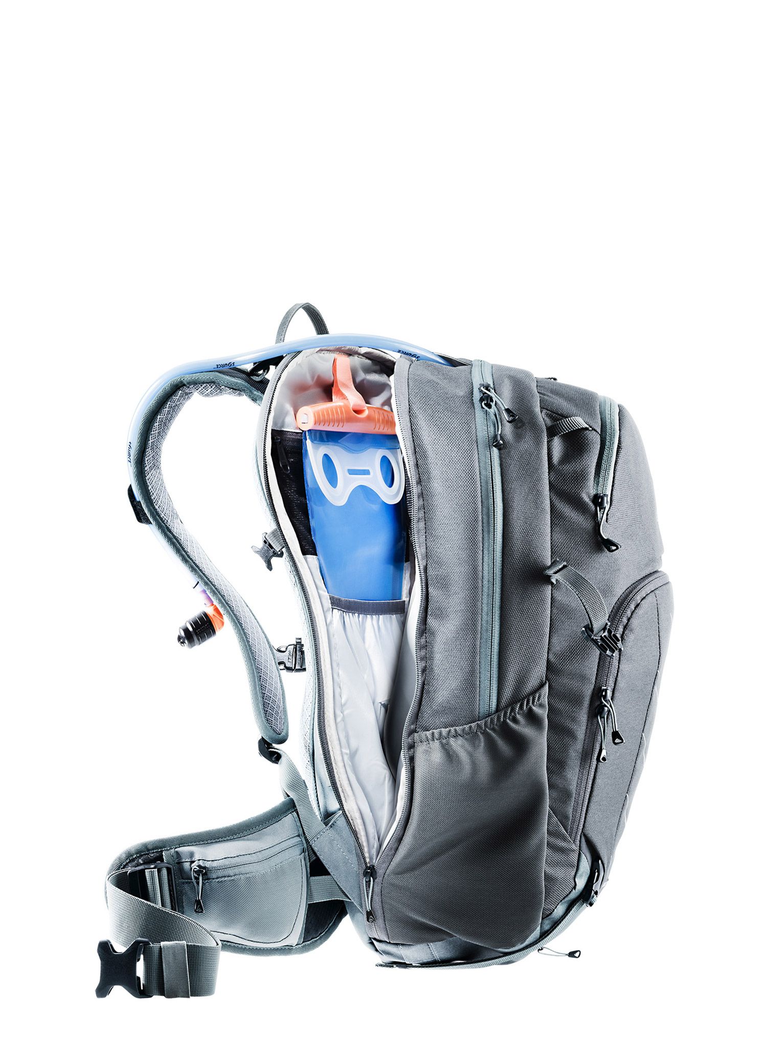 Biciklistički ruksak Deuter Attack 22 EL - graphite/shale