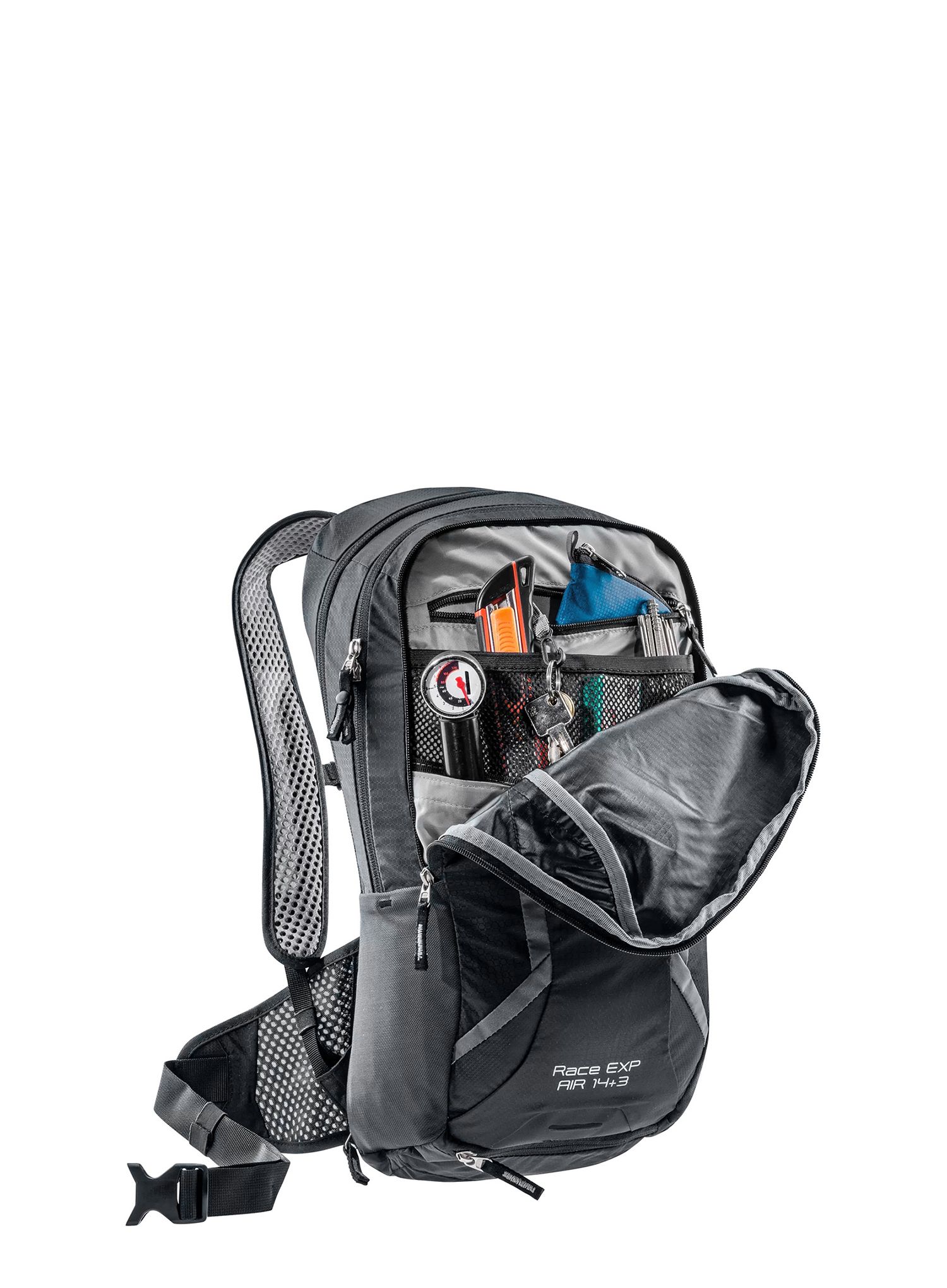 Biciklistički ruksak Deuter Race EXP Air - black
