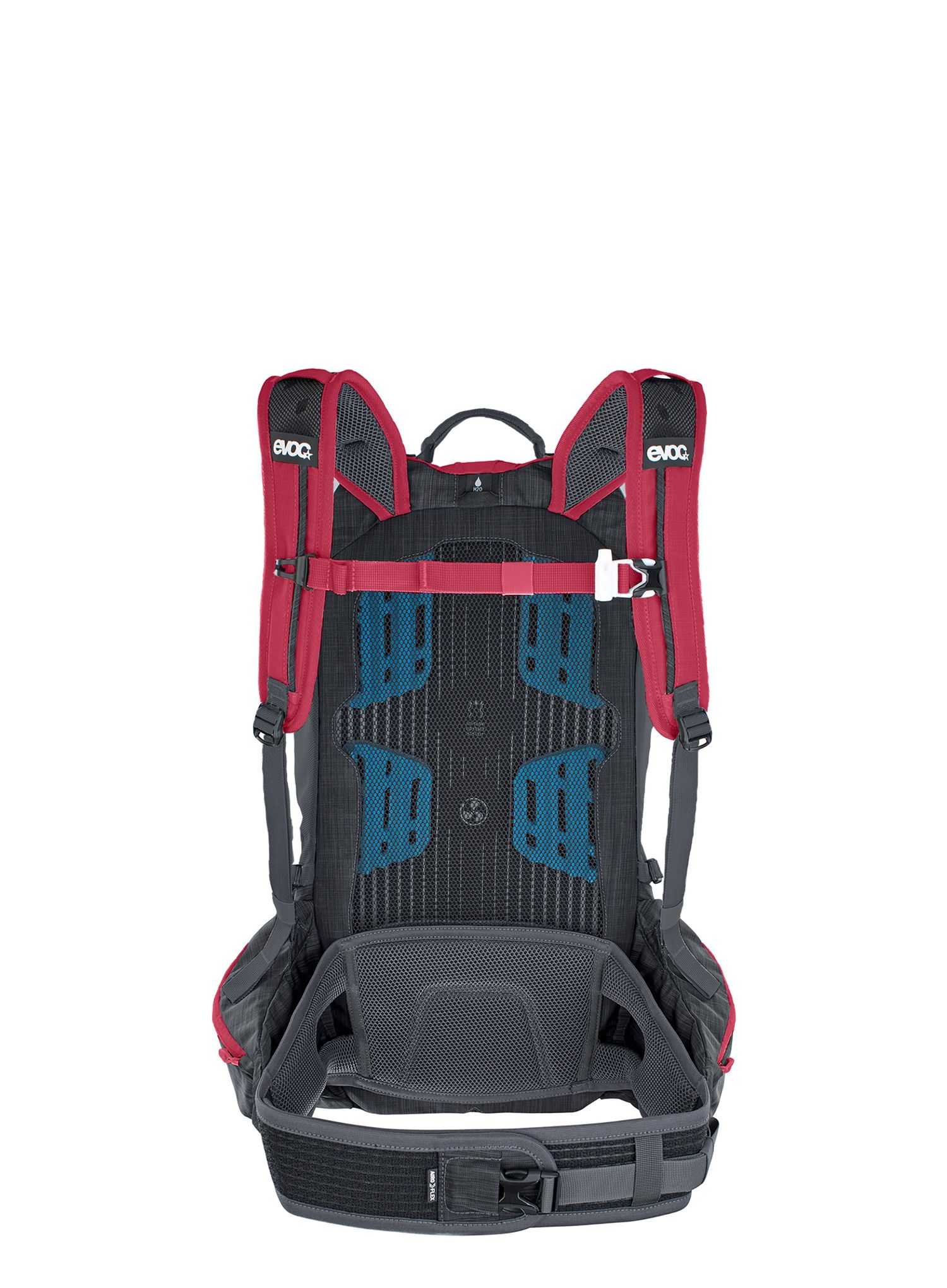 Biciklistički ruksak Evoc Explorer Pro 30 - heather carbon grey/htr ruby