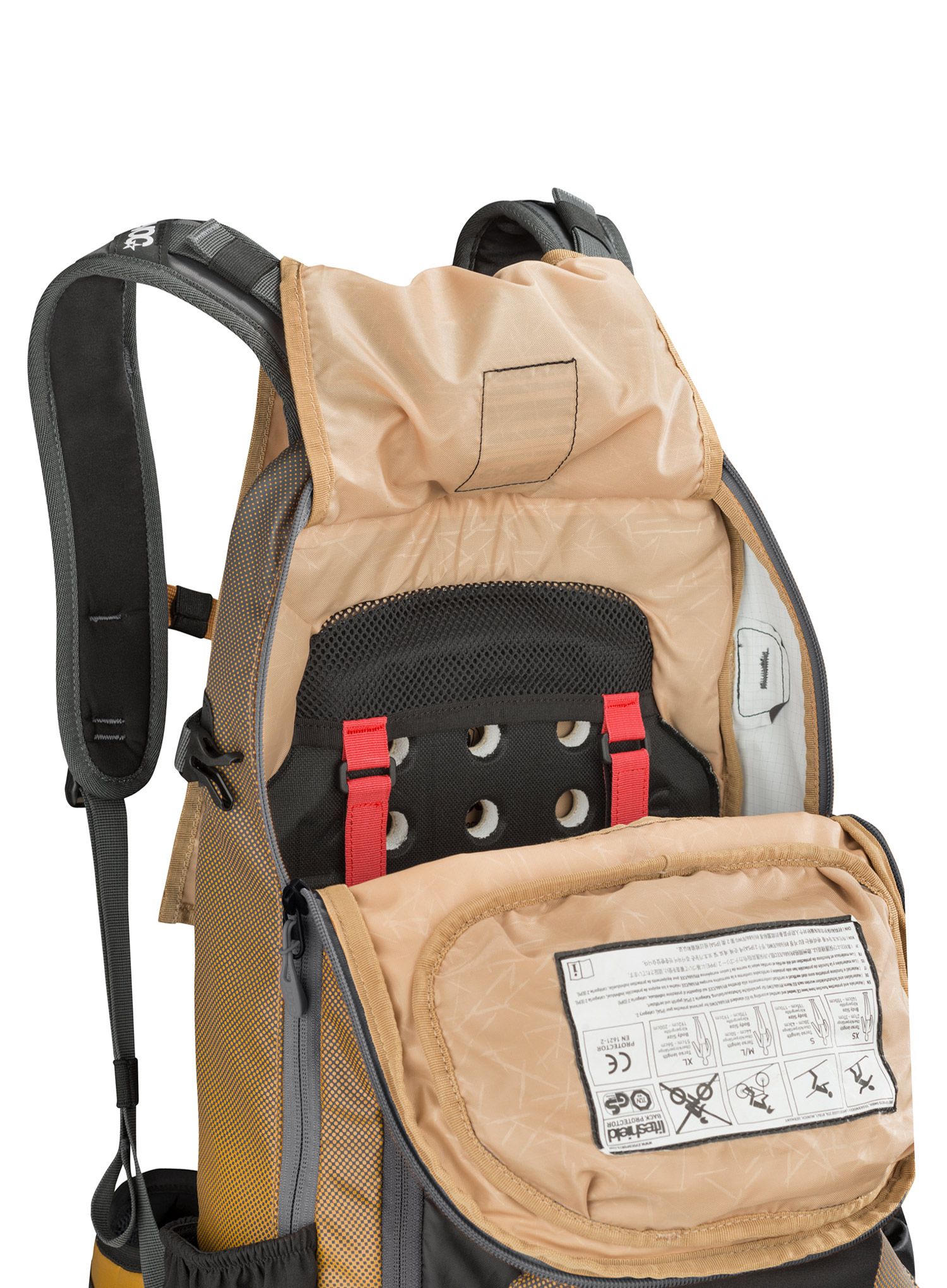 Biciklistički ruksak Evoc FR Enduro 16 - carbon grey/loam