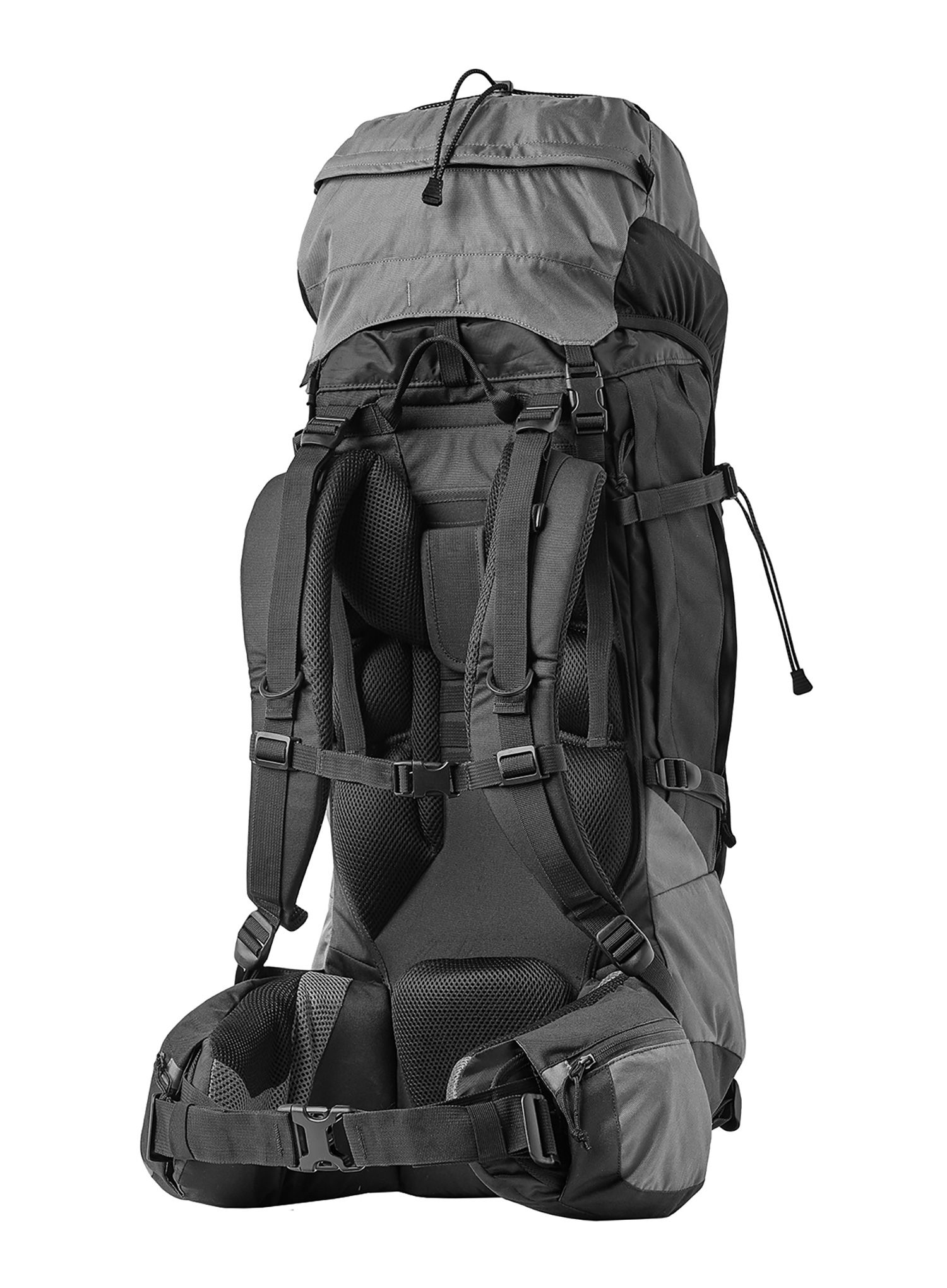 Trekking ruksak Fjord Nansen Himil 70+10 Solid - black/graphite