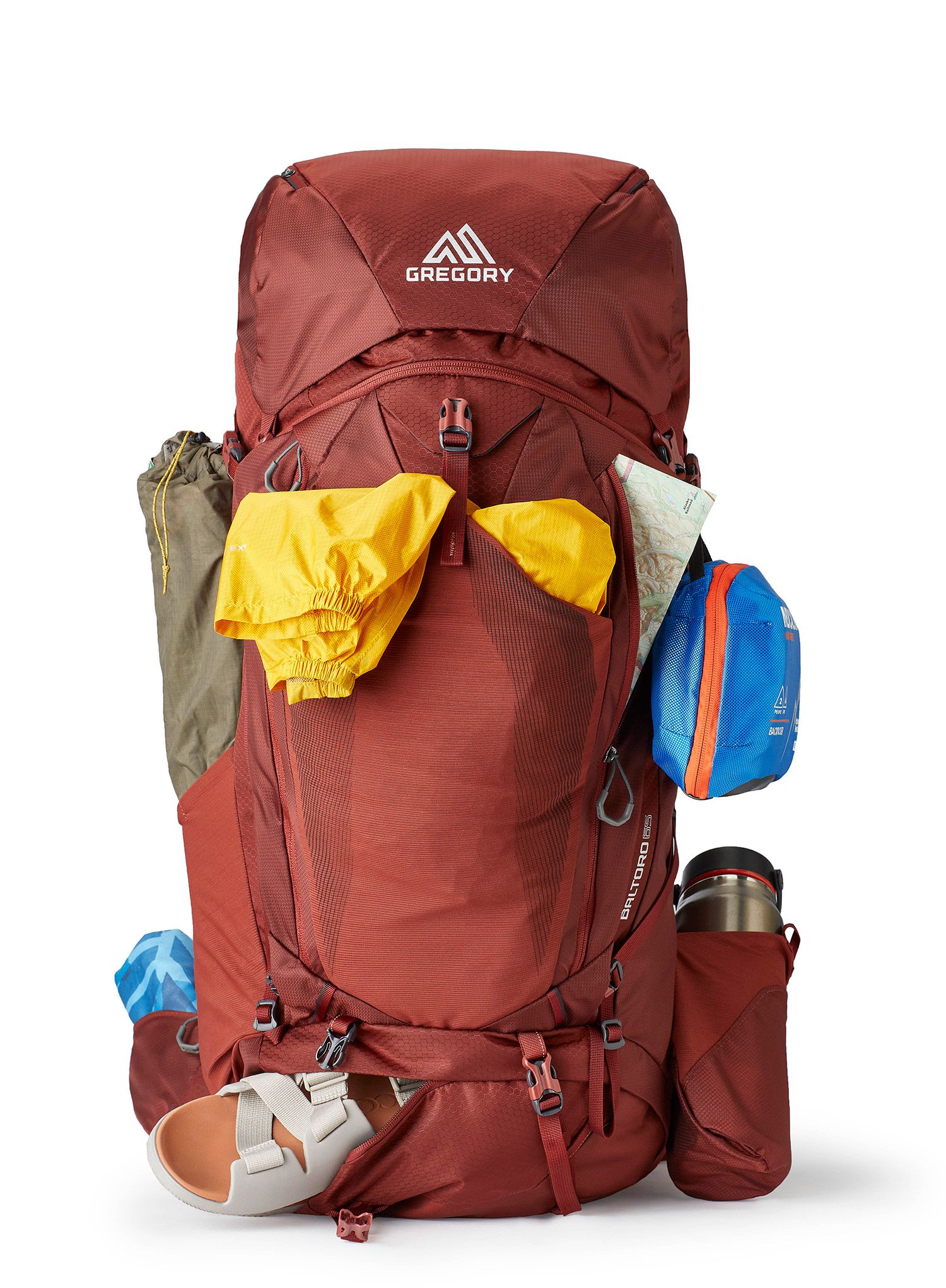 Trekking ruksak Gregory Baltoro 65 - brick red