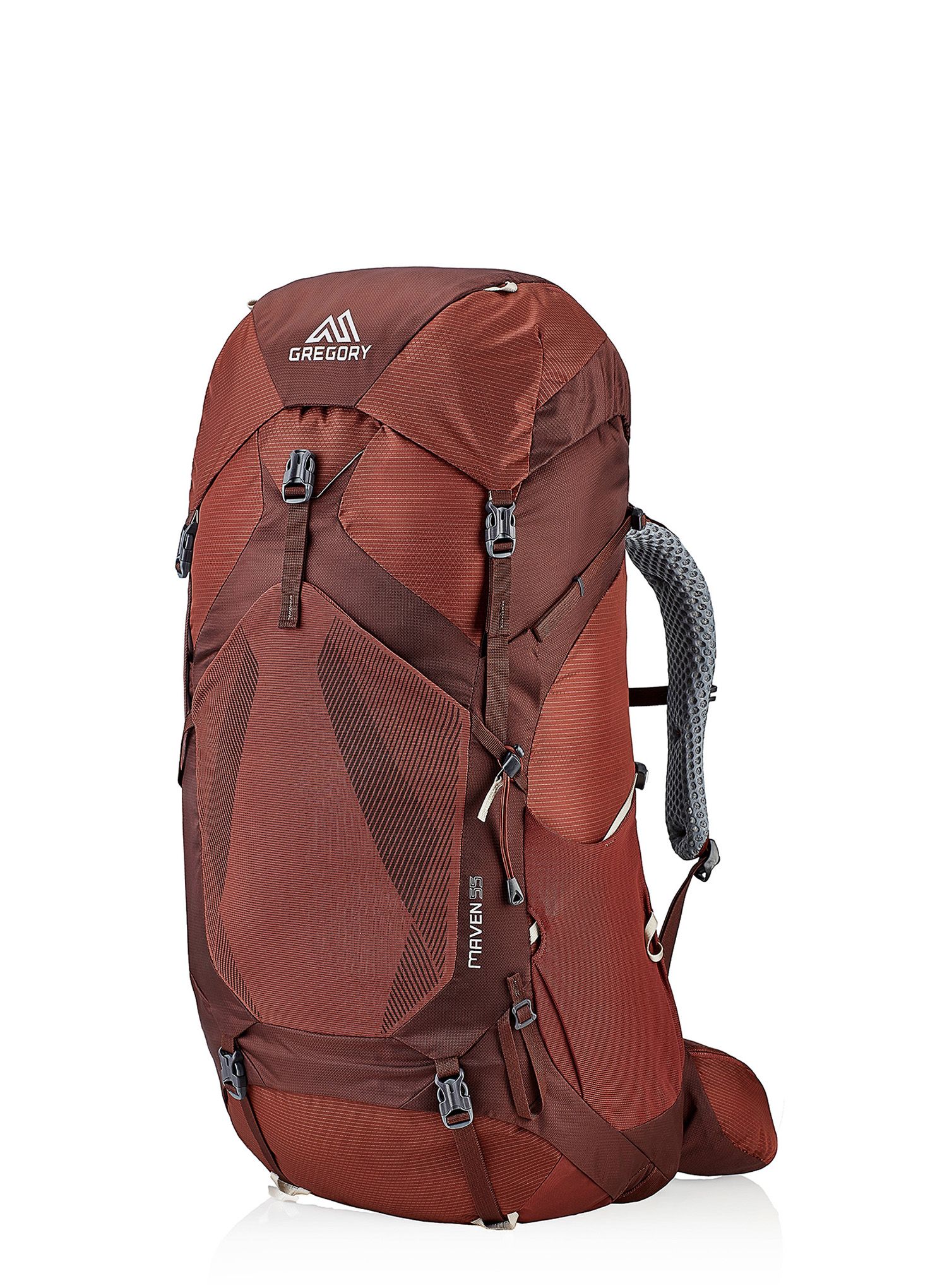 Ženski trekking ruksak Gregory Maven 55 - rosewood red
