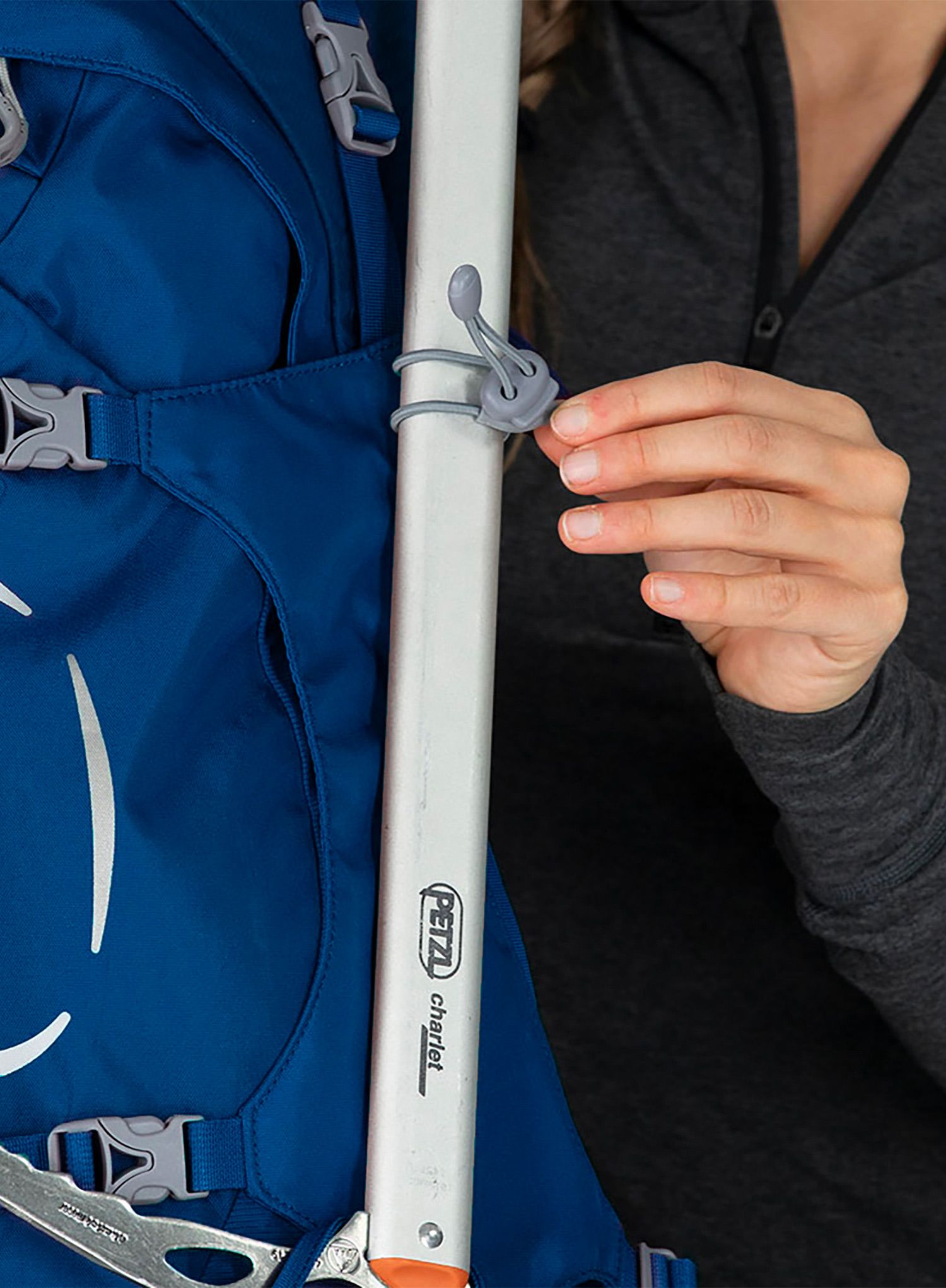 Ženski trekking ruksak Osprey Ariel 55 - ceramic blue