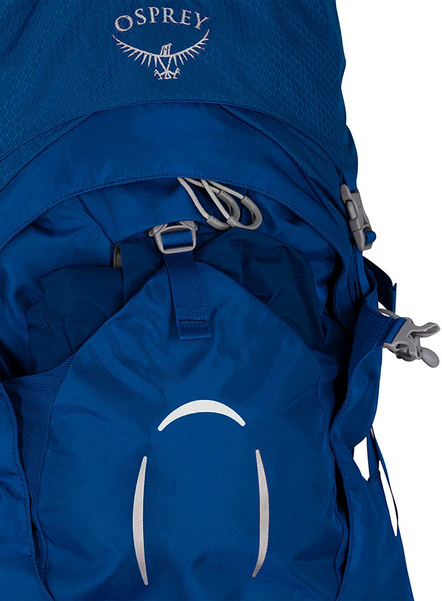 Ženski trekking ruksak Osprey Ariel 55 - ceramic blue