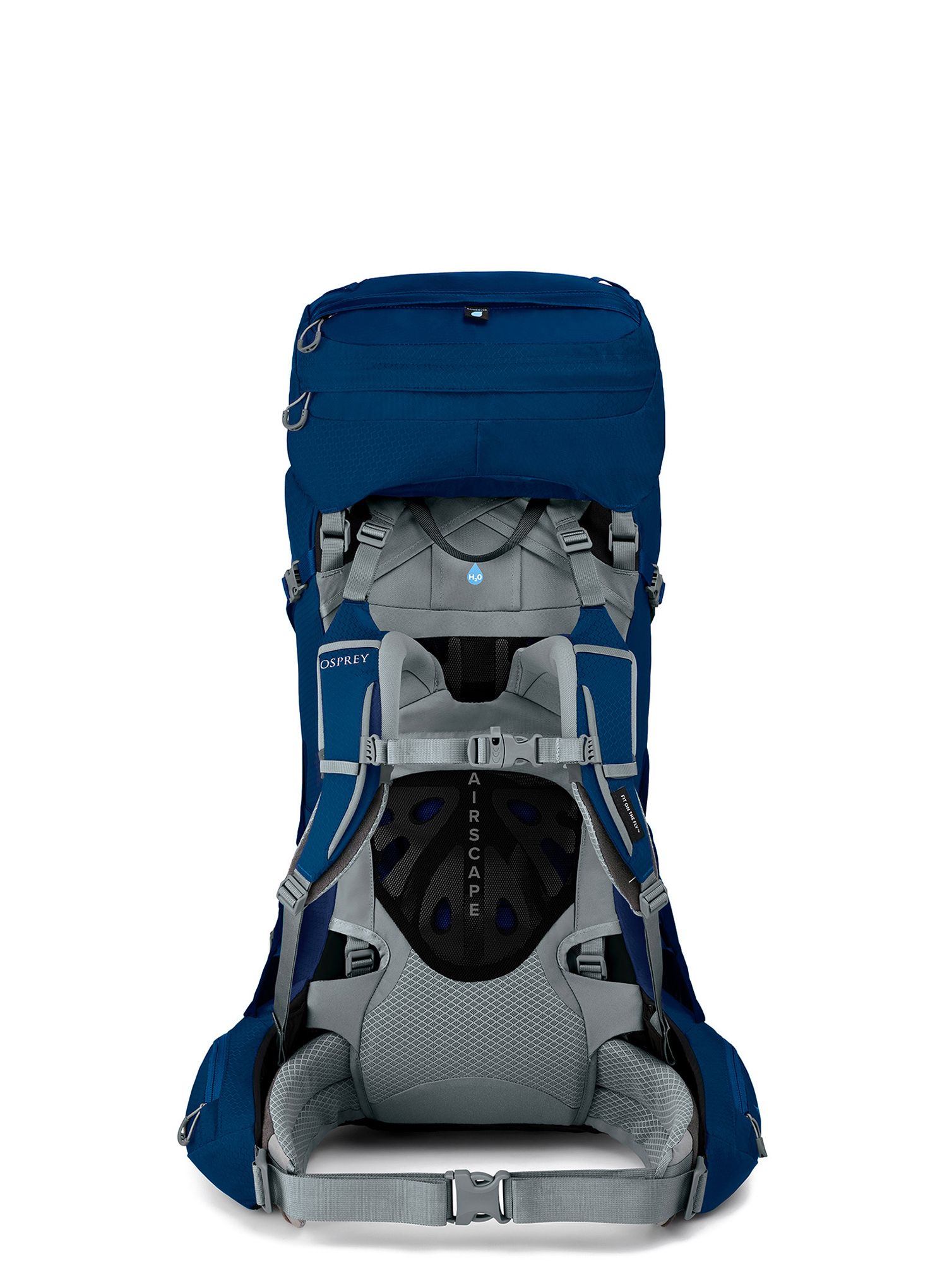 Ženski trekking ruksak Osprey Ariel 55 - ceramic blue