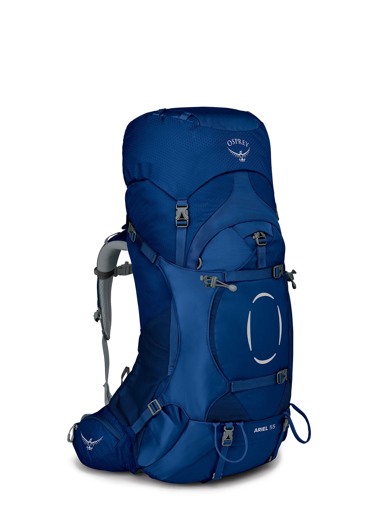 Ženski trekking ruksak Osprey Ariel 55 - ceramic blue