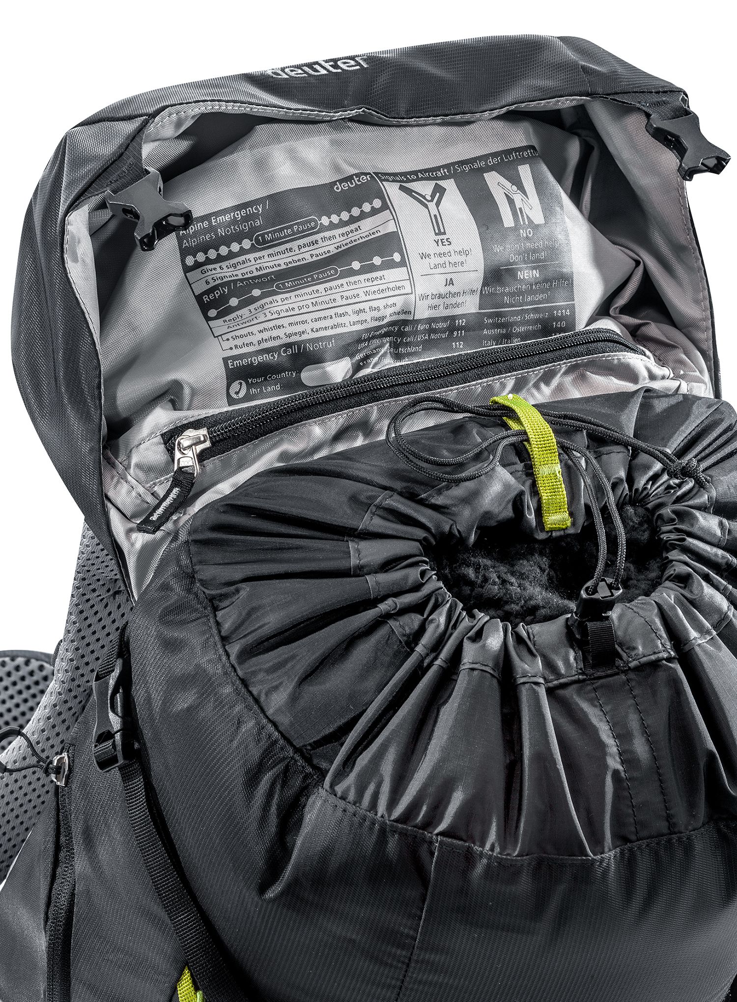 Planinarski ruksak Deuter Trail Pro 36 - black/graphite