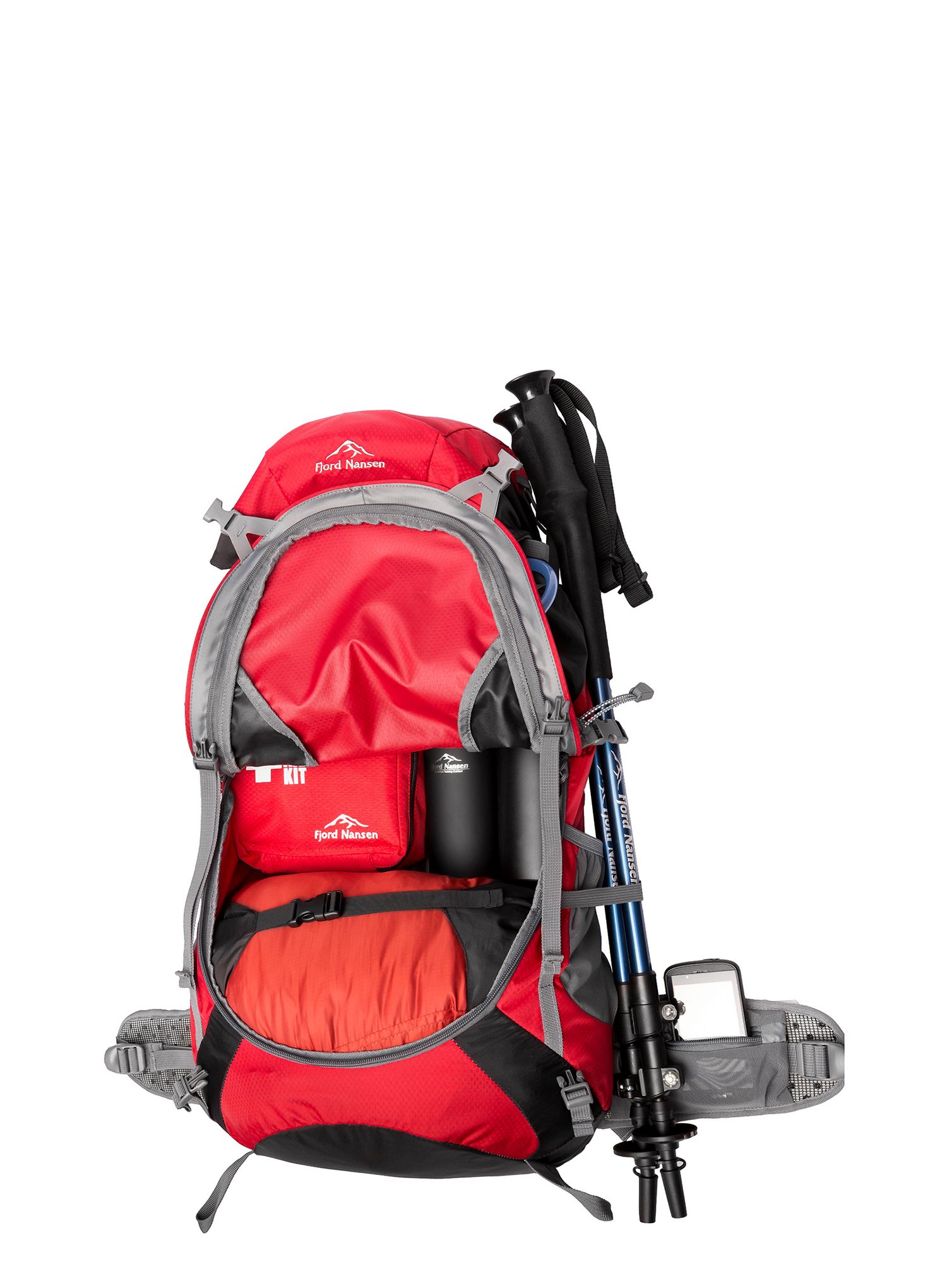 Planinarski ruksak Fjord Nansen Bodo 32 - red/black