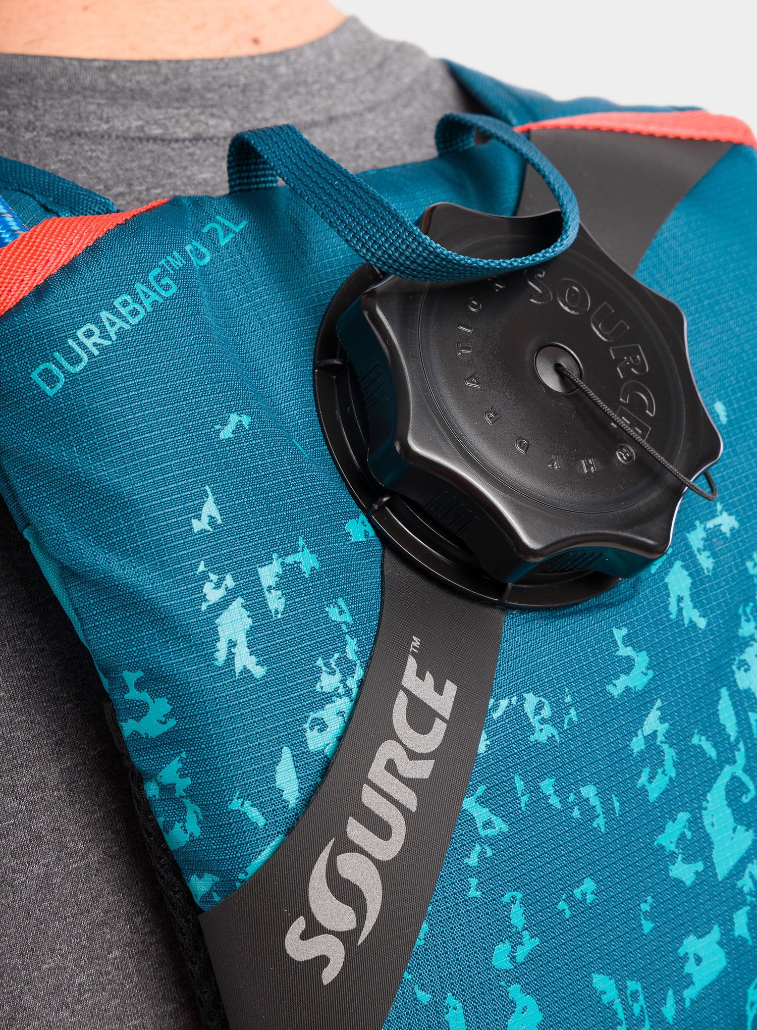 Ruksak s mijehom za vodu Source Durabag Pro 2L - coral blue