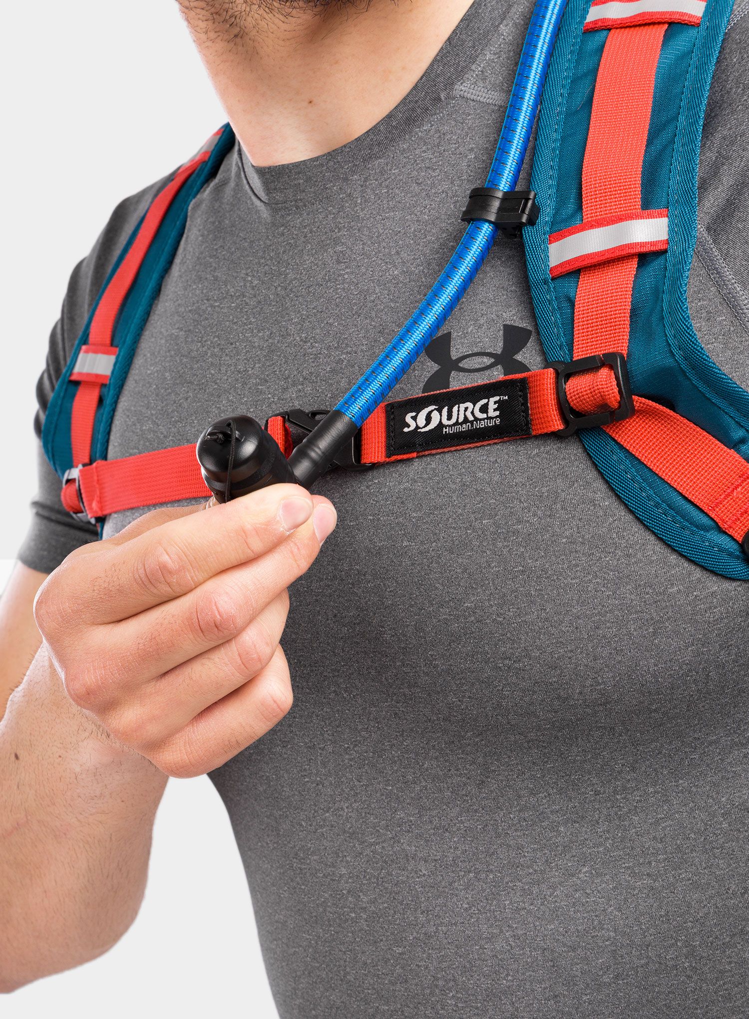 Ruksak s mijehom za vodu Source Durabag Pro 2L - coral blue