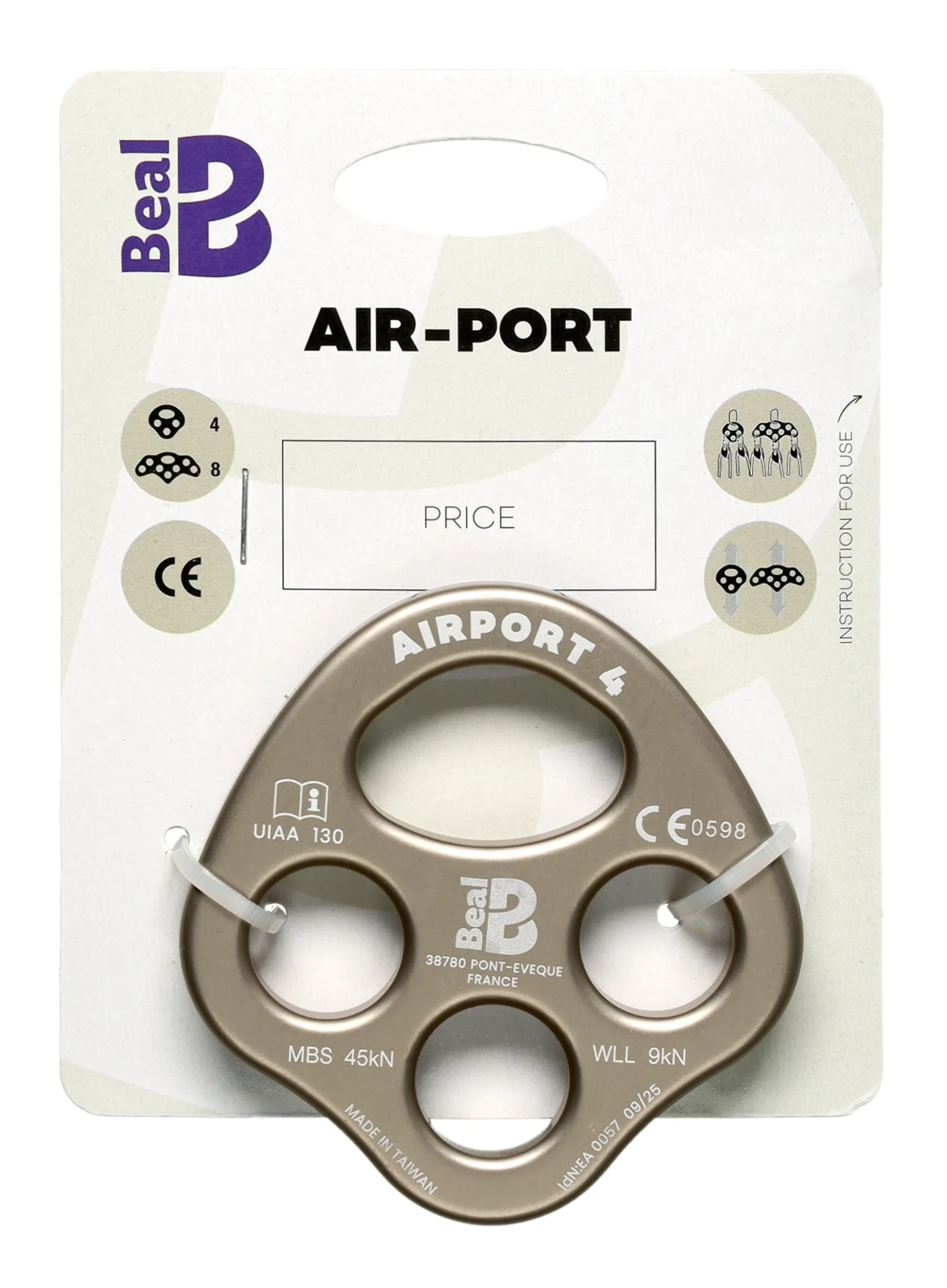Sidrišna pločica Beal Air-Port 4 - stone