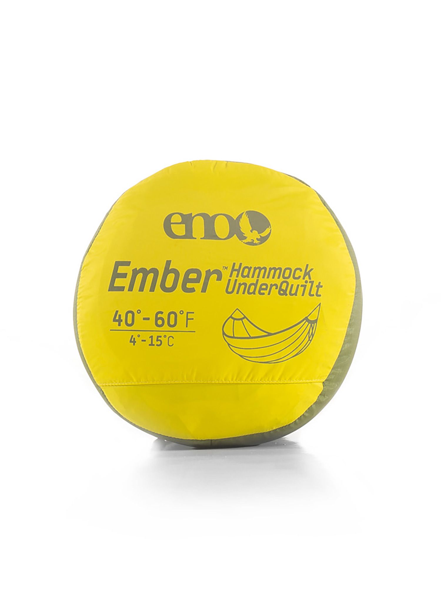 Postava za viseću mrežu ENO Ember UnderQuilt - evergreen